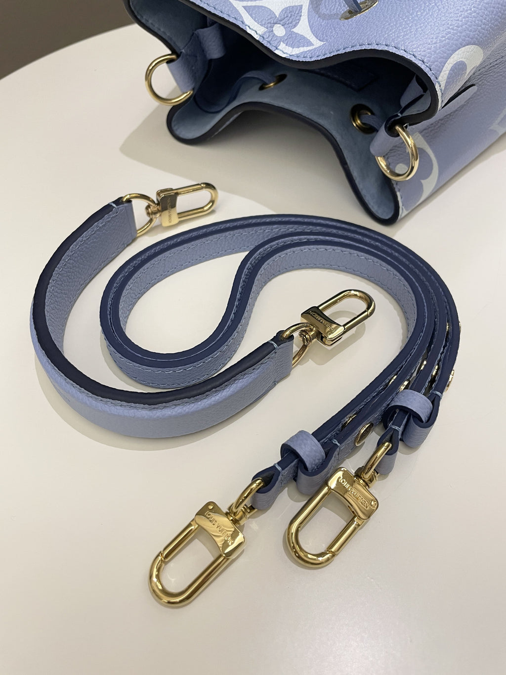 Louis Vuitton Neonoe BB By The Pool Summer Blue Empreinte