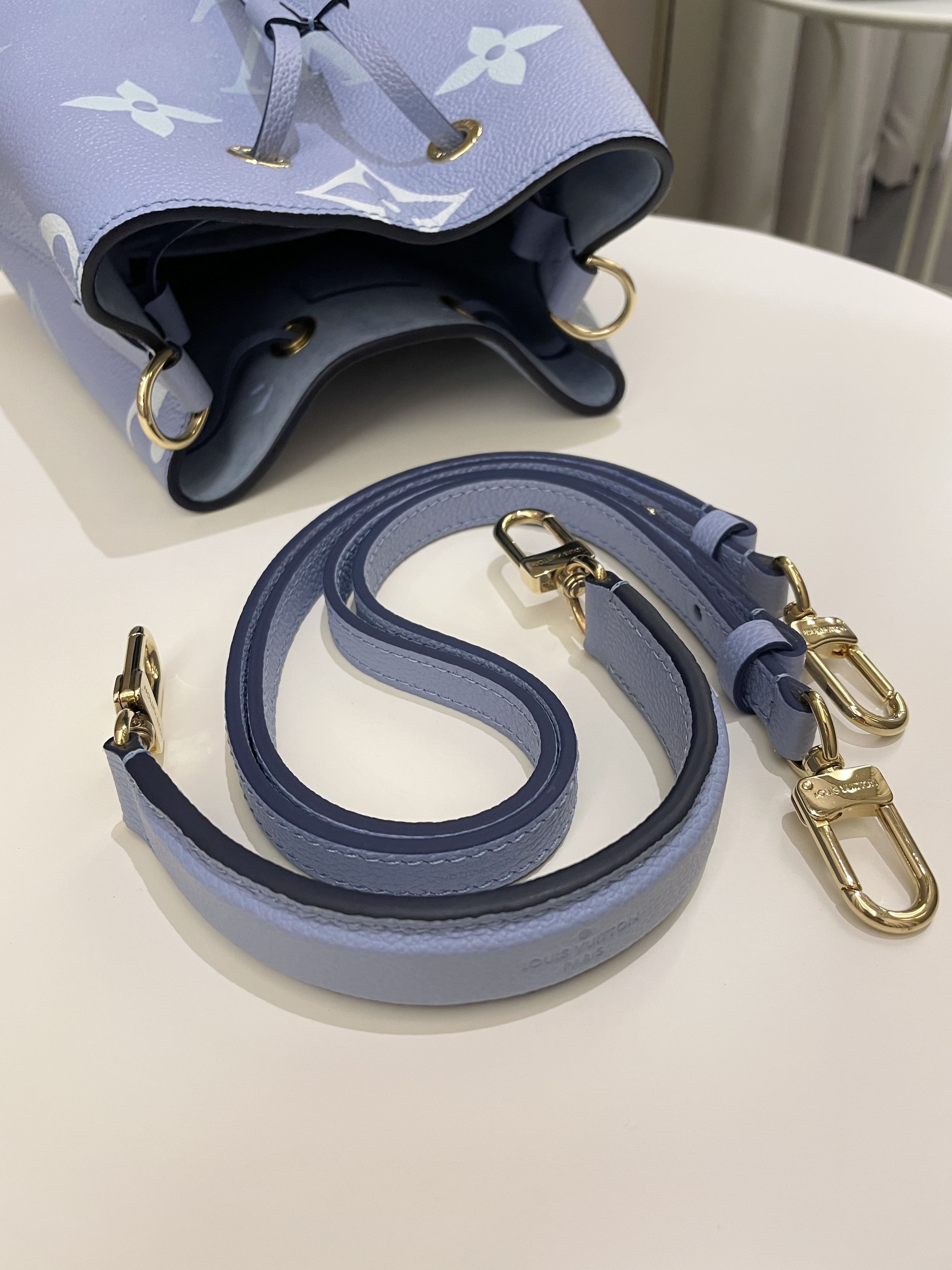Louis Vuitton Neonoe BB By The Pool Summer Blue Empreinte
