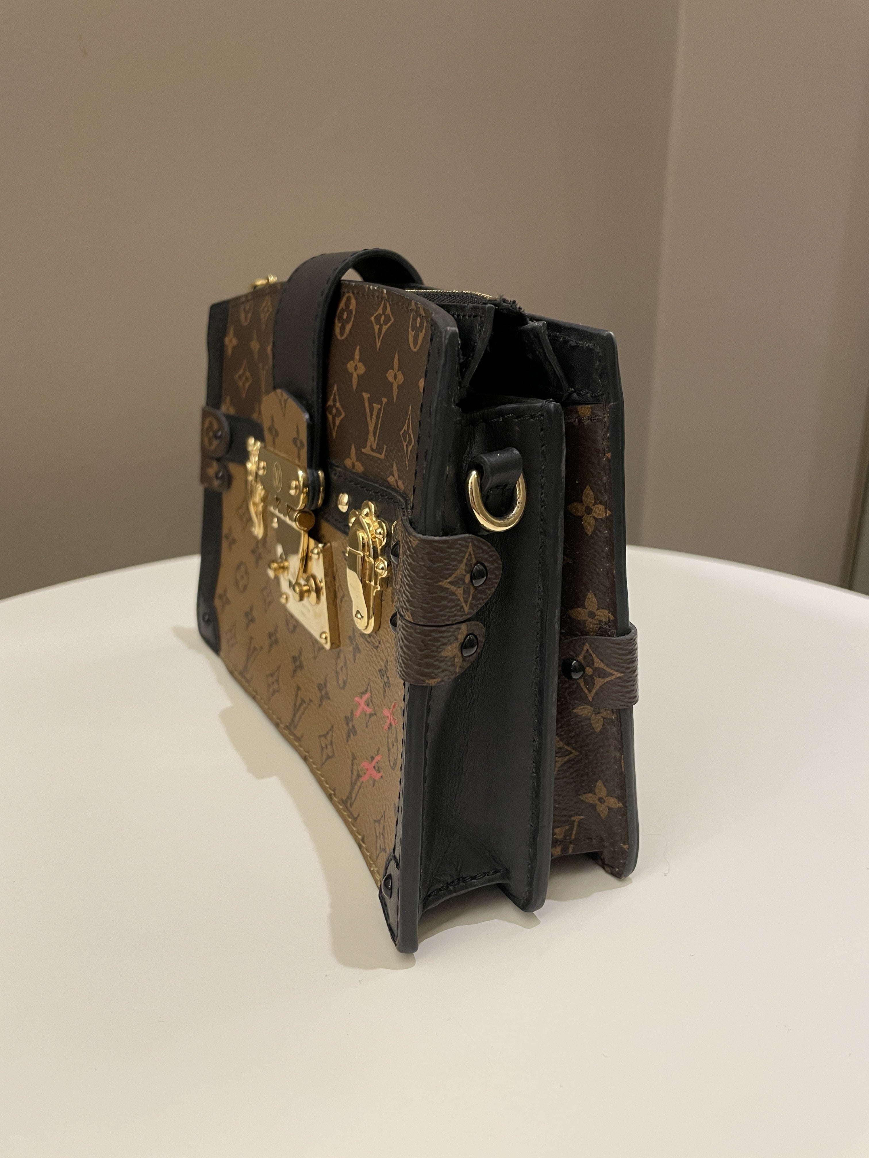 Louis Vuitton Pochette Trunk Clutch Monogram