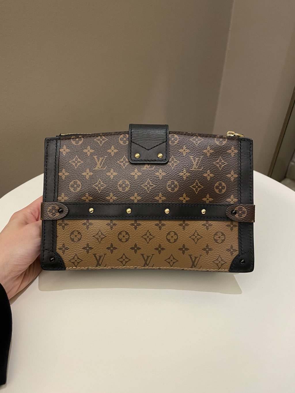 Louis Vuitton Pochette Trunk Clutch Monogram