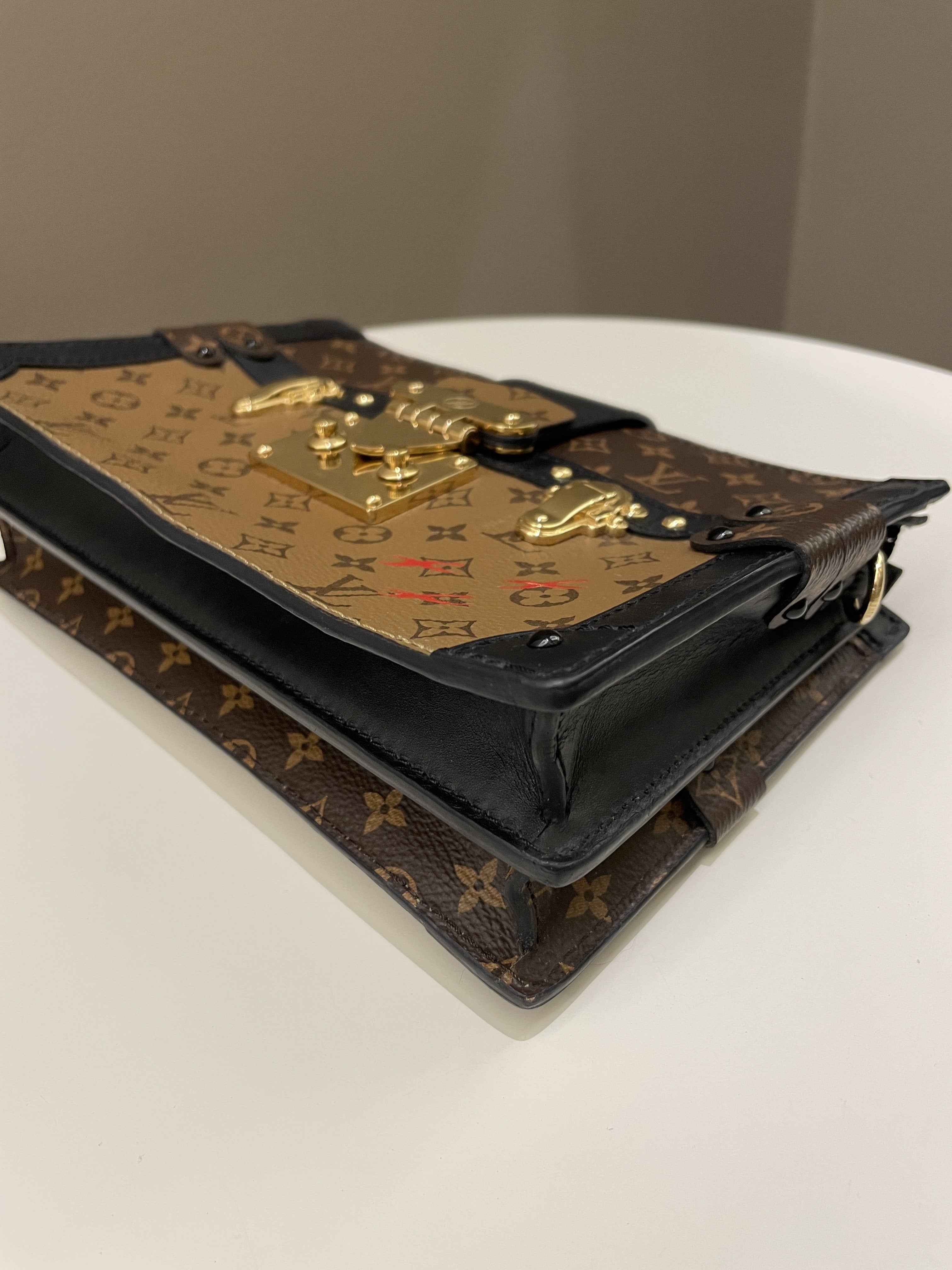 Louis Vuitton Pochette Trunk Clutch Monogram