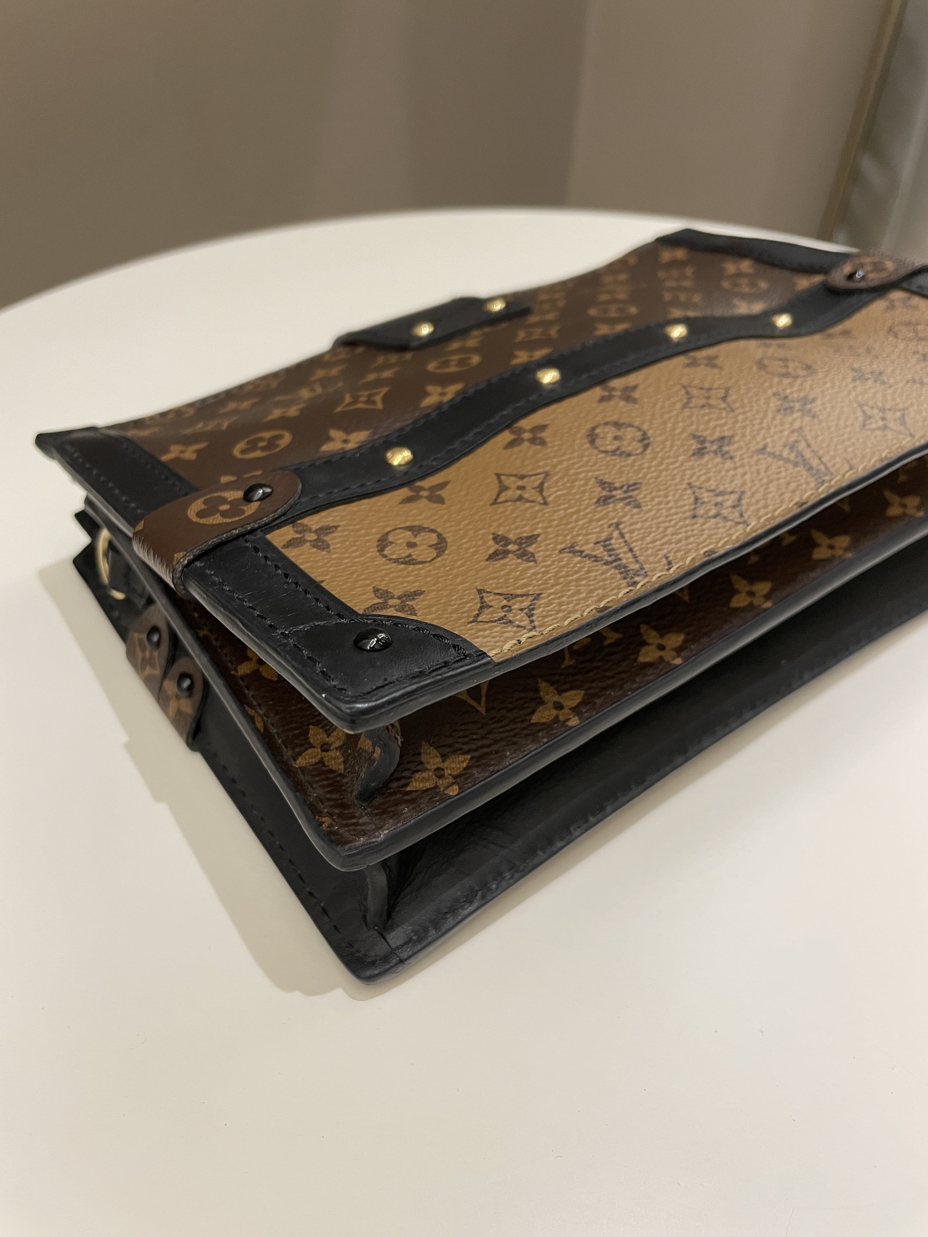 Louis Vuitton Pochette Trunk Clutch Monogram
