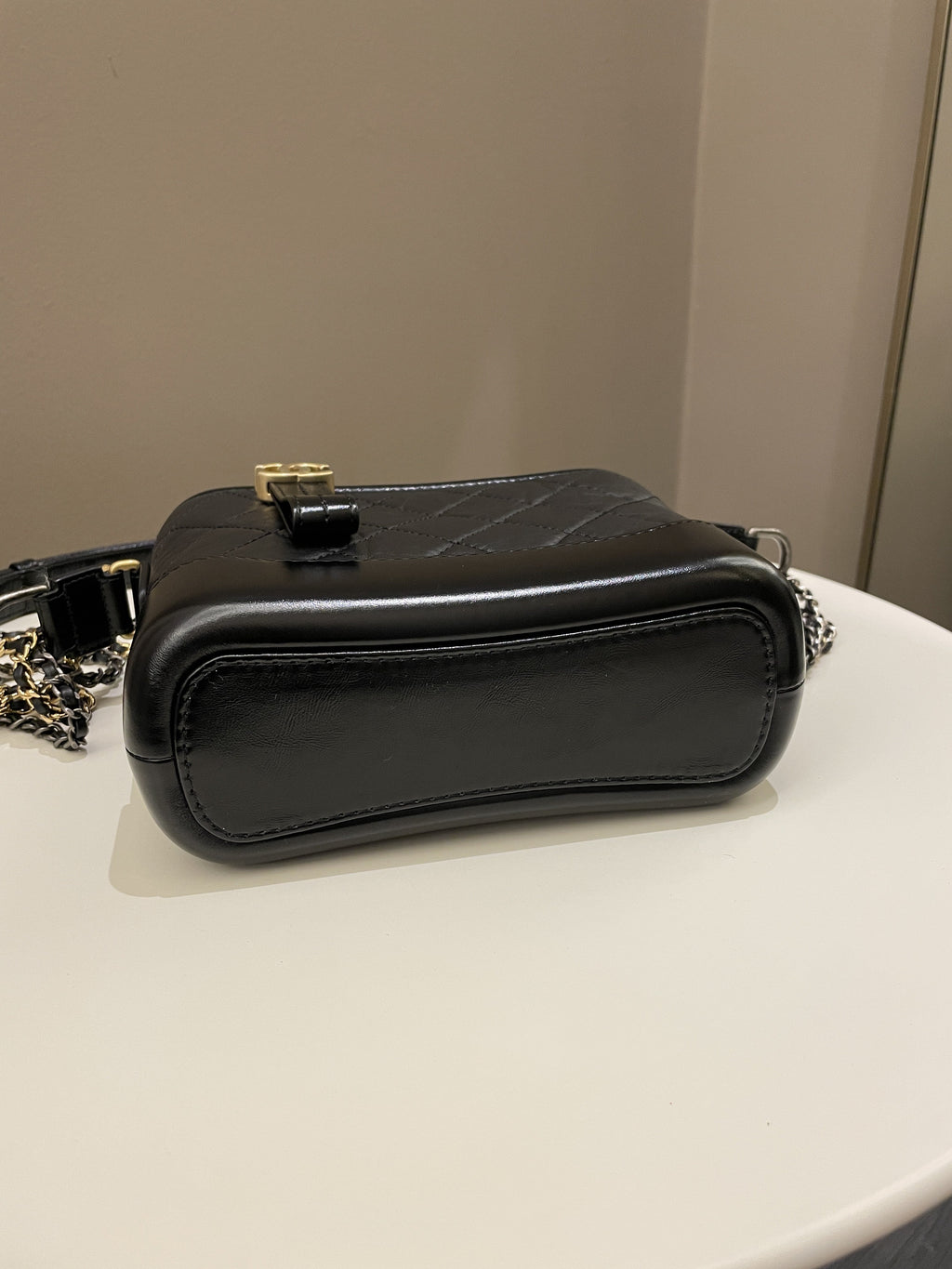 Chanel Gabrielle Hobo Black Calfskin