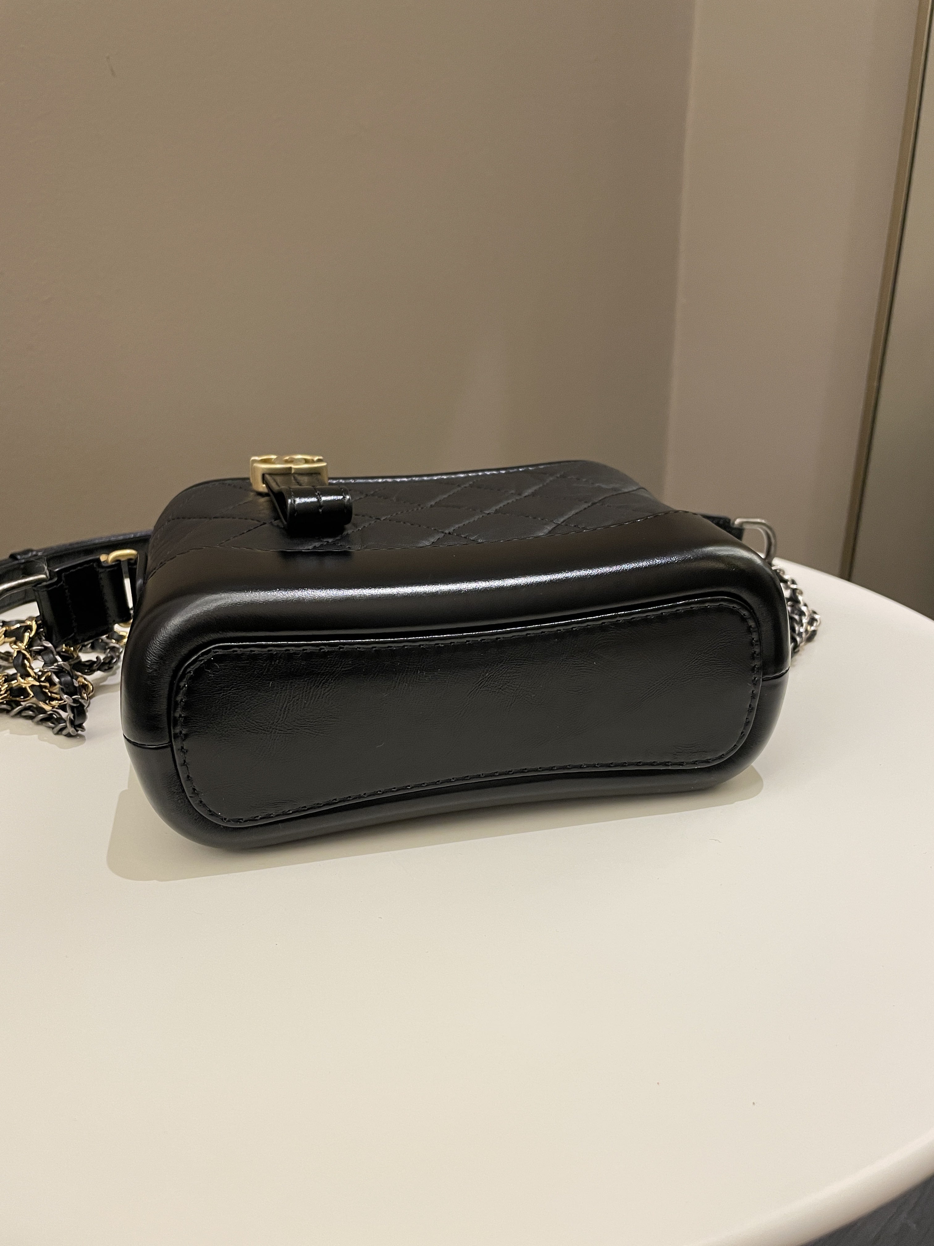Chanel Gabrielle Hobo Black Calfskin