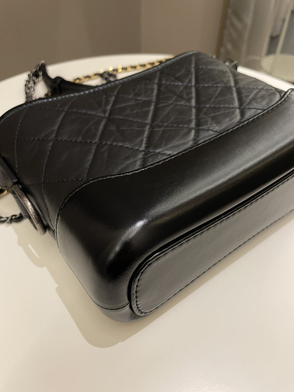 Chanel Gabrielle Hobo Black Calfskin