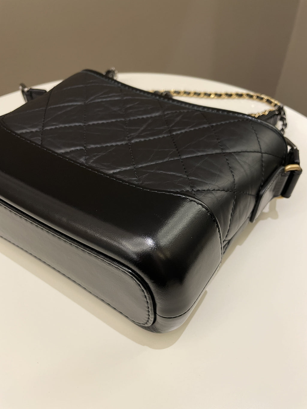 Chanel Gabrielle Hobo Black Calfskin