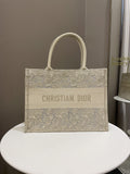 Dior Book Tote Gold Embroidery