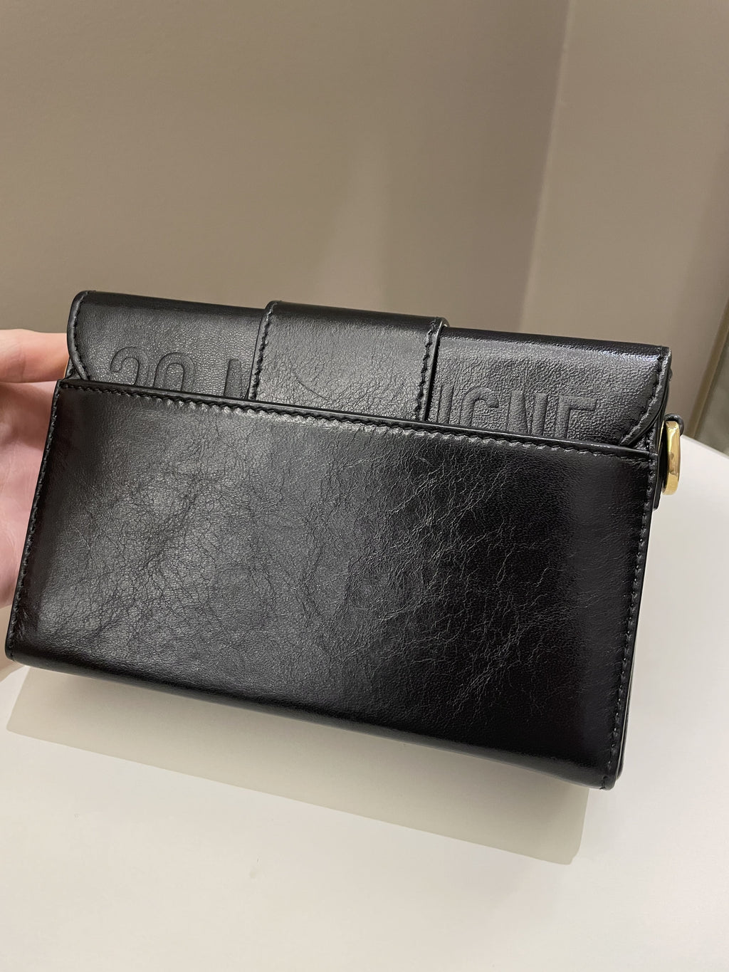 Dior Montaigne 30 Box Bag Black Calfskin