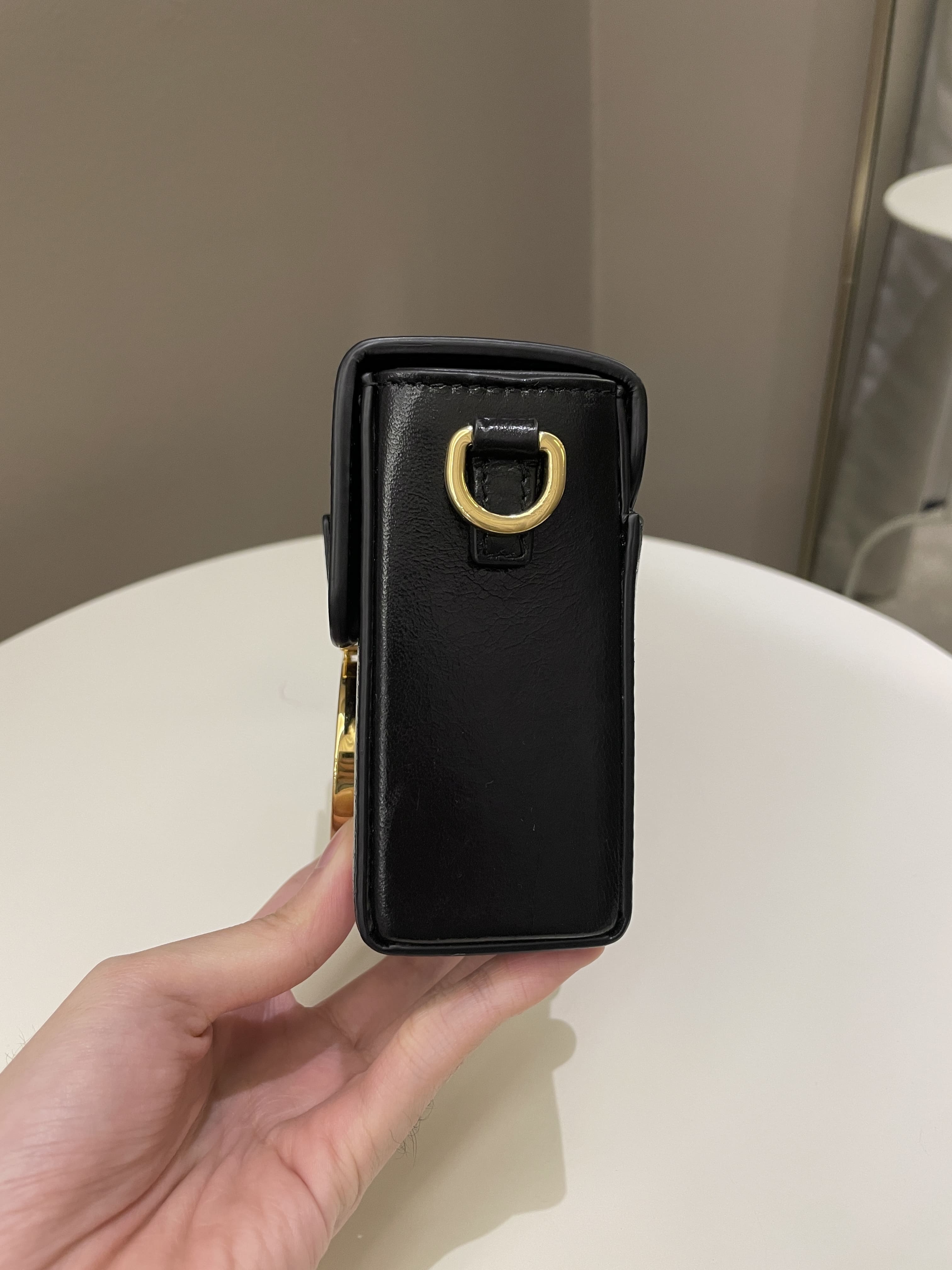 Dior Montaigne 30 Box Bag Black Calfskin