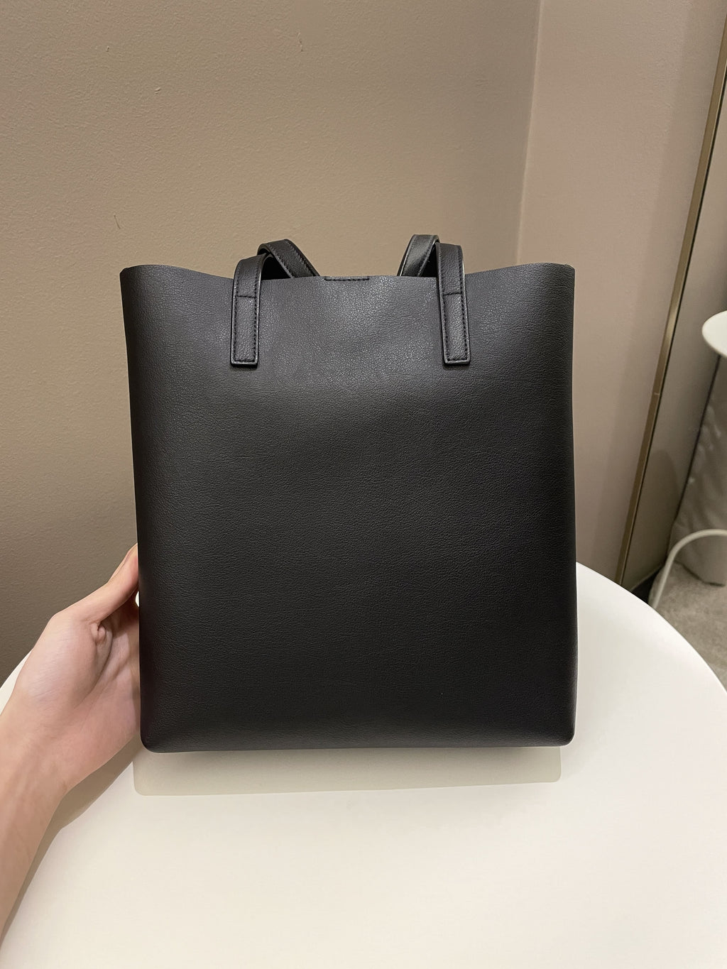 Saint Laurent Toy Shopping Bag Black Calfskin
