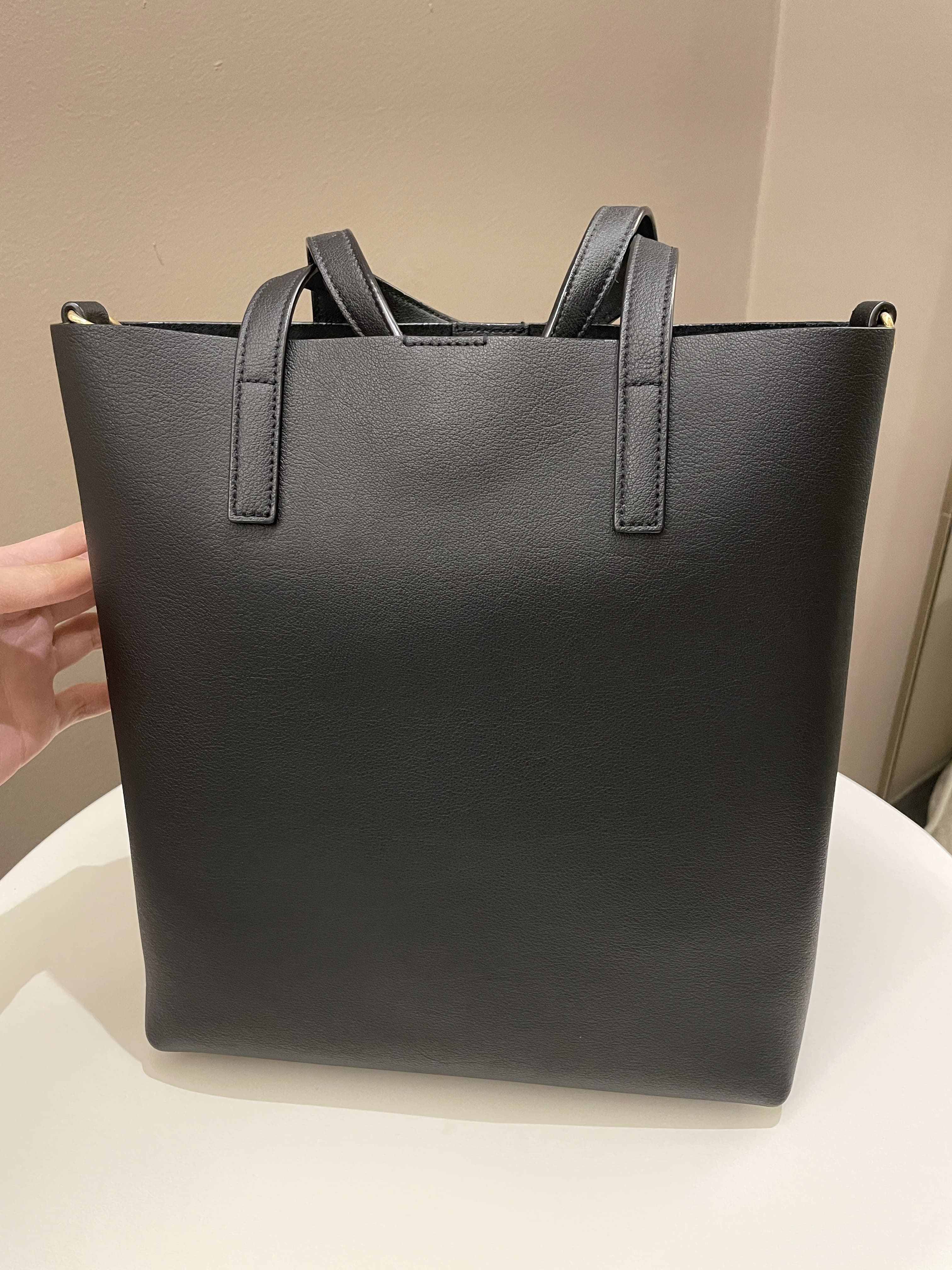 Saint Laurent Toy Shopping Bag Black Calfskin