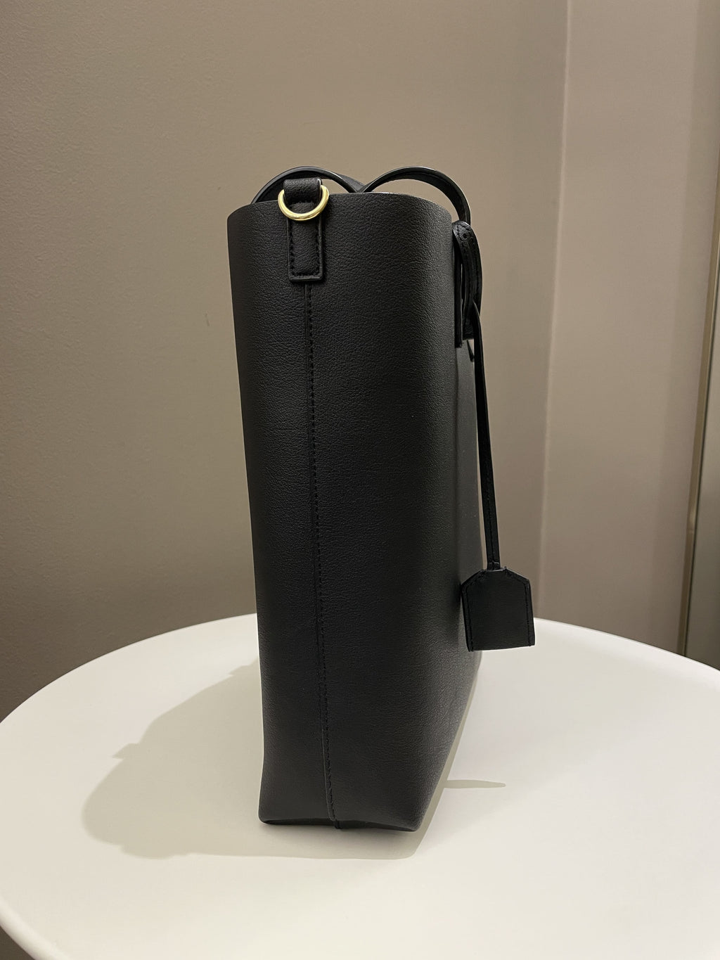 Saint Laurent Toy Shopping Bag Black Calfskin