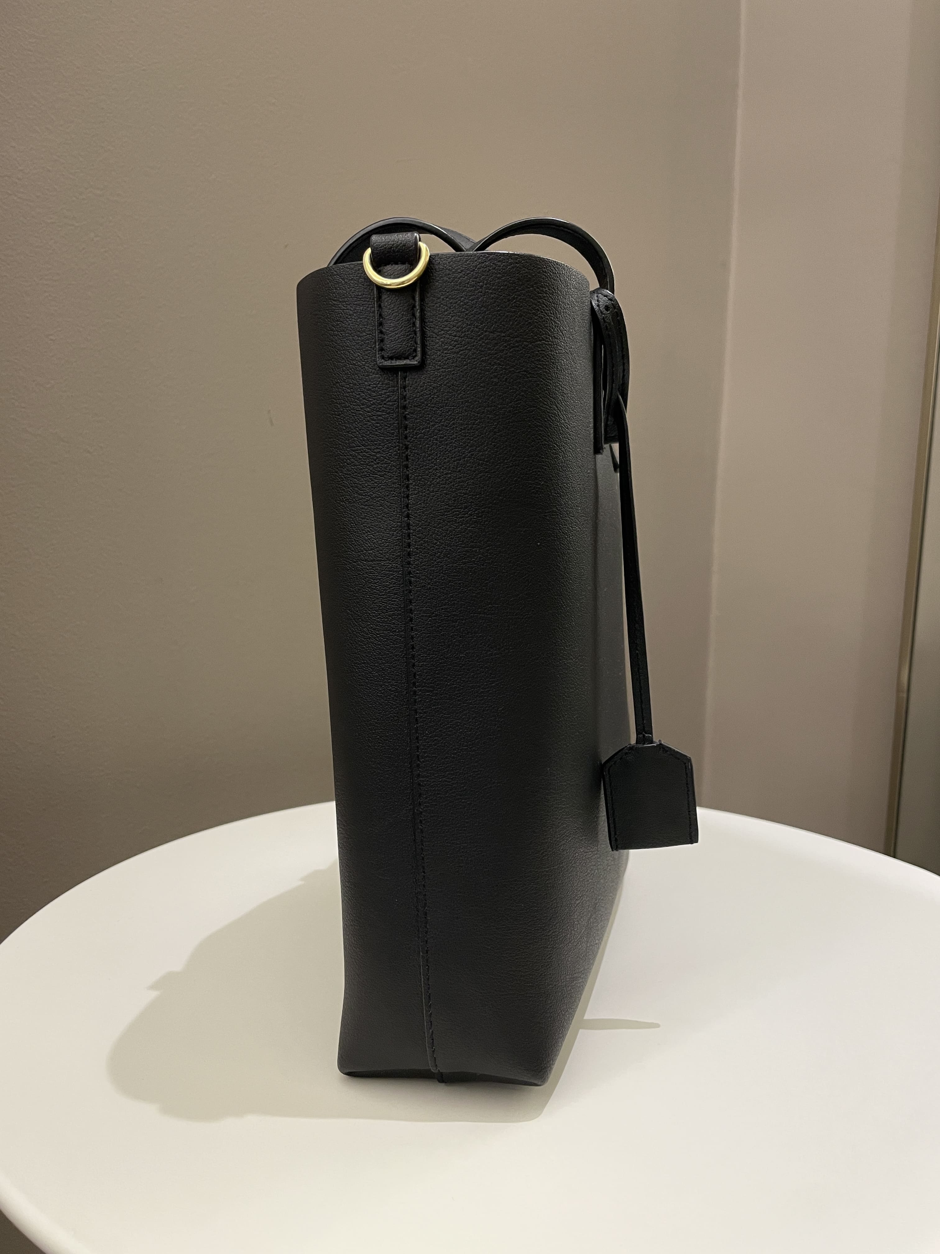 Saint Laurent Toy Shopping Bag Black Calfskin