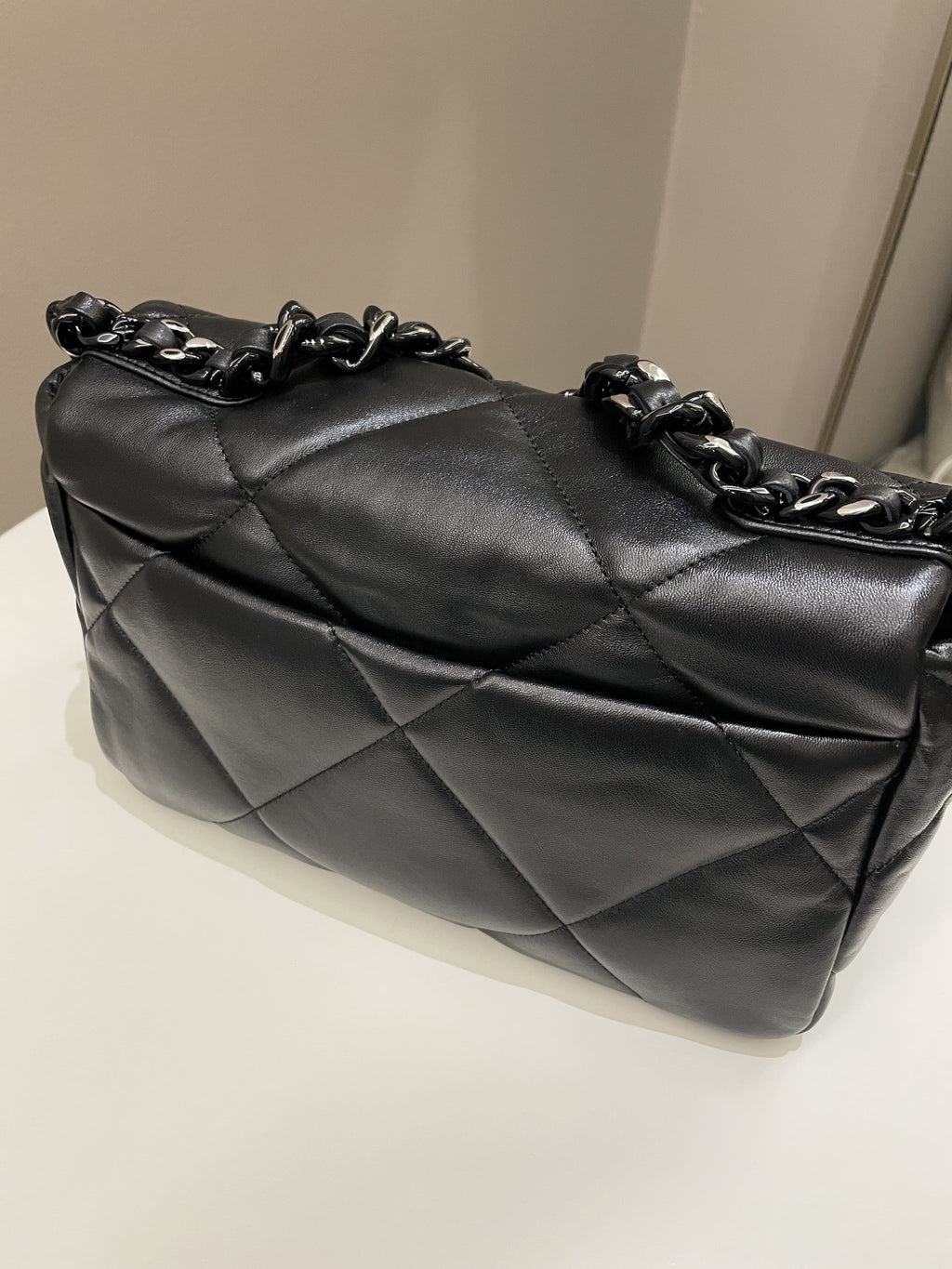 Chanel 19 Flap Bag So Black