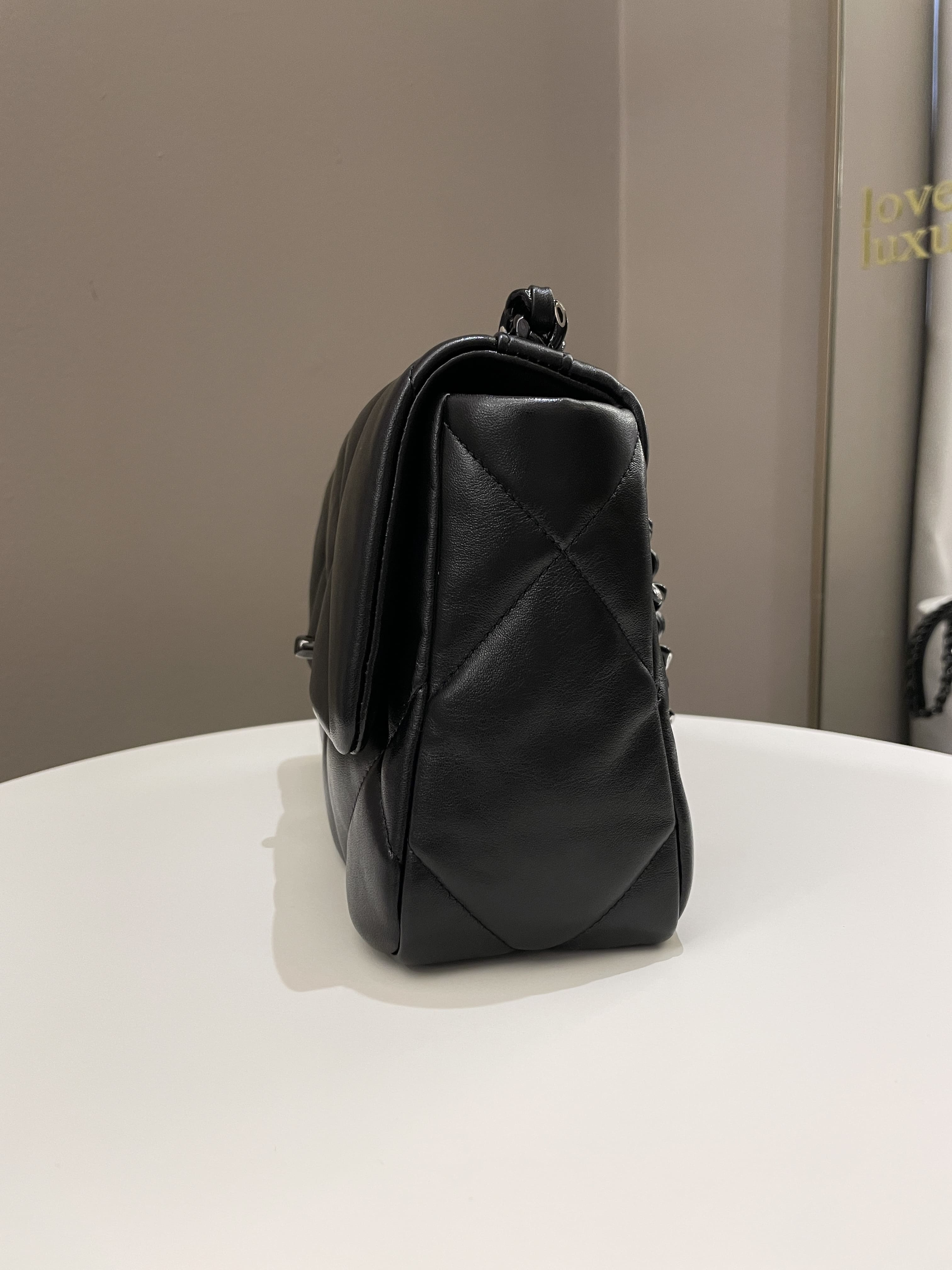 Chanel 19 Flap Bag So Black