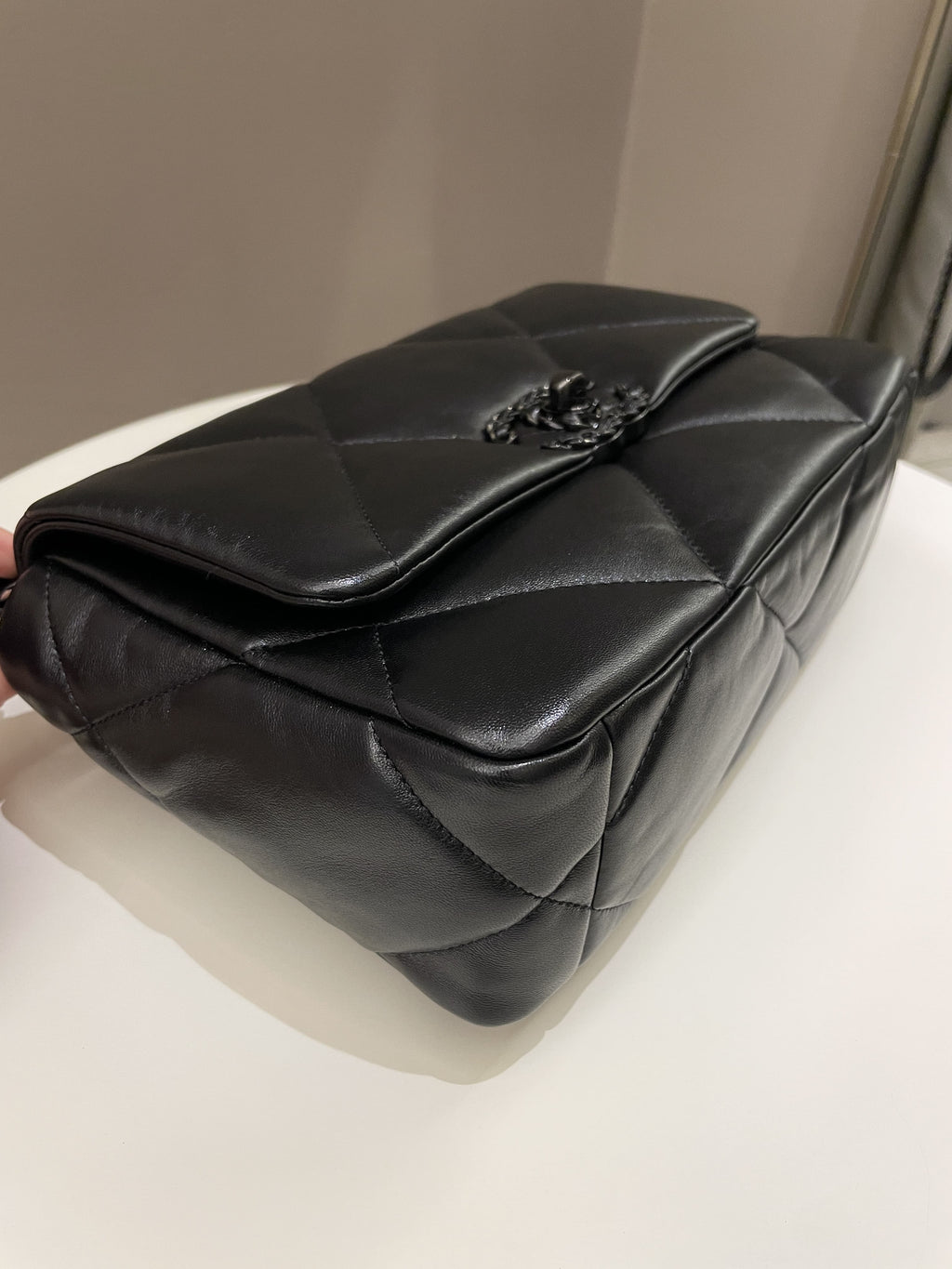 Chanel 19 Flap Bag So Black
