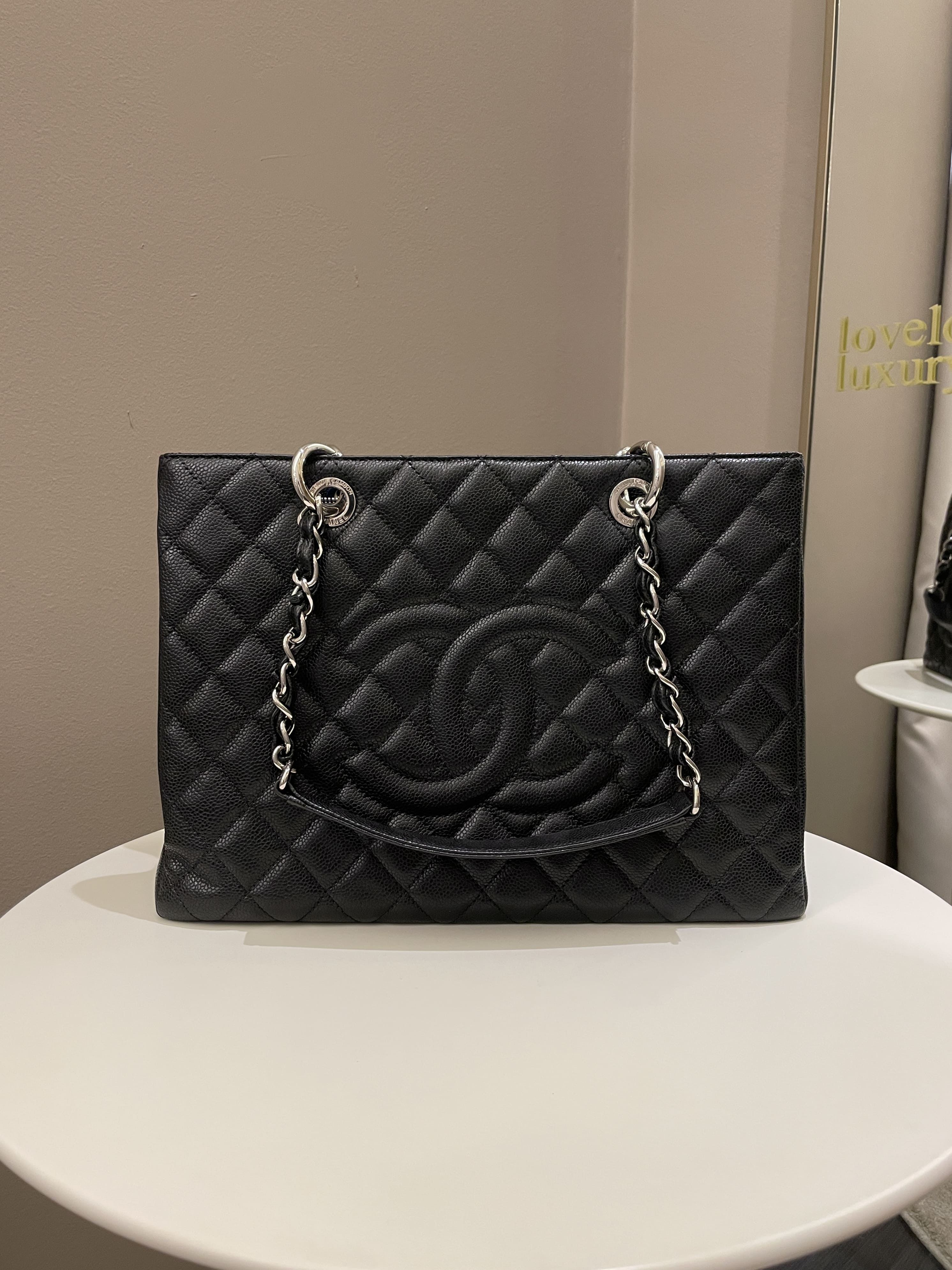 Chanel Classic Quilted GST Black Caviar