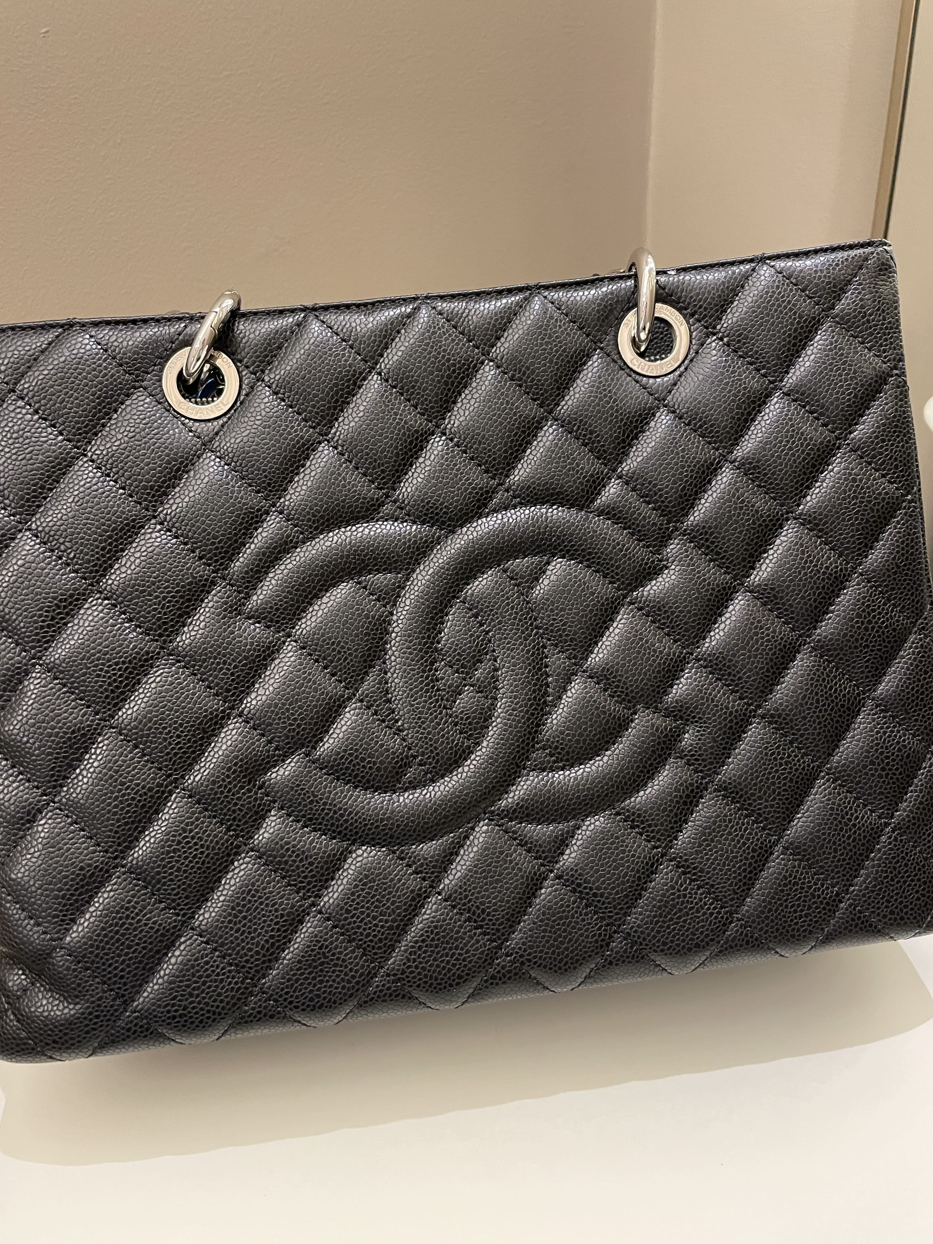 Chanel Classic Quilted GST Black Caviar