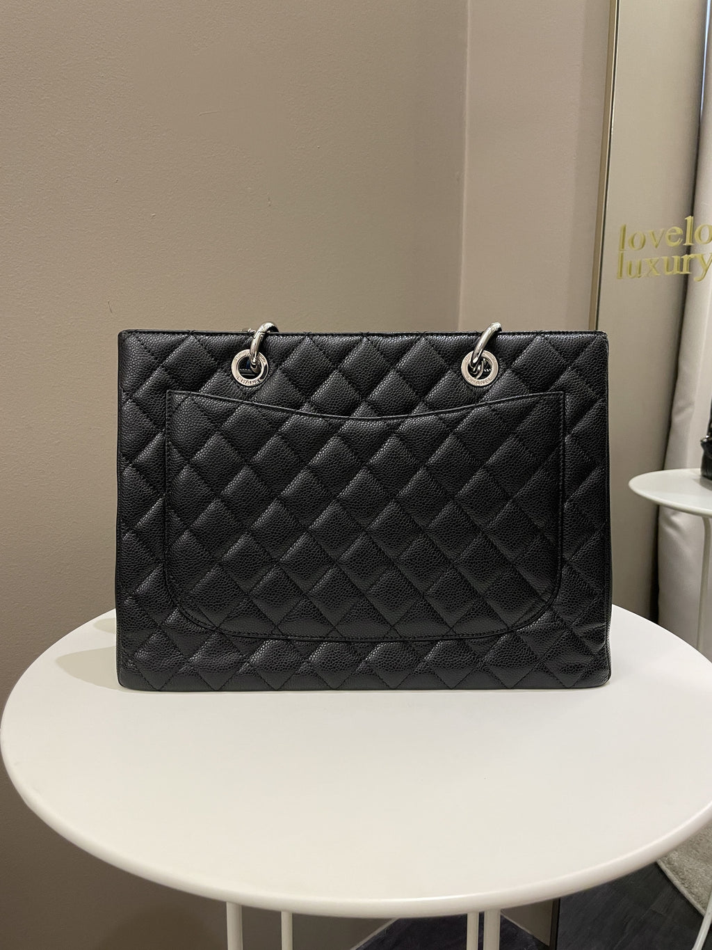 Chanel Classic Quilted GST Black Caviar