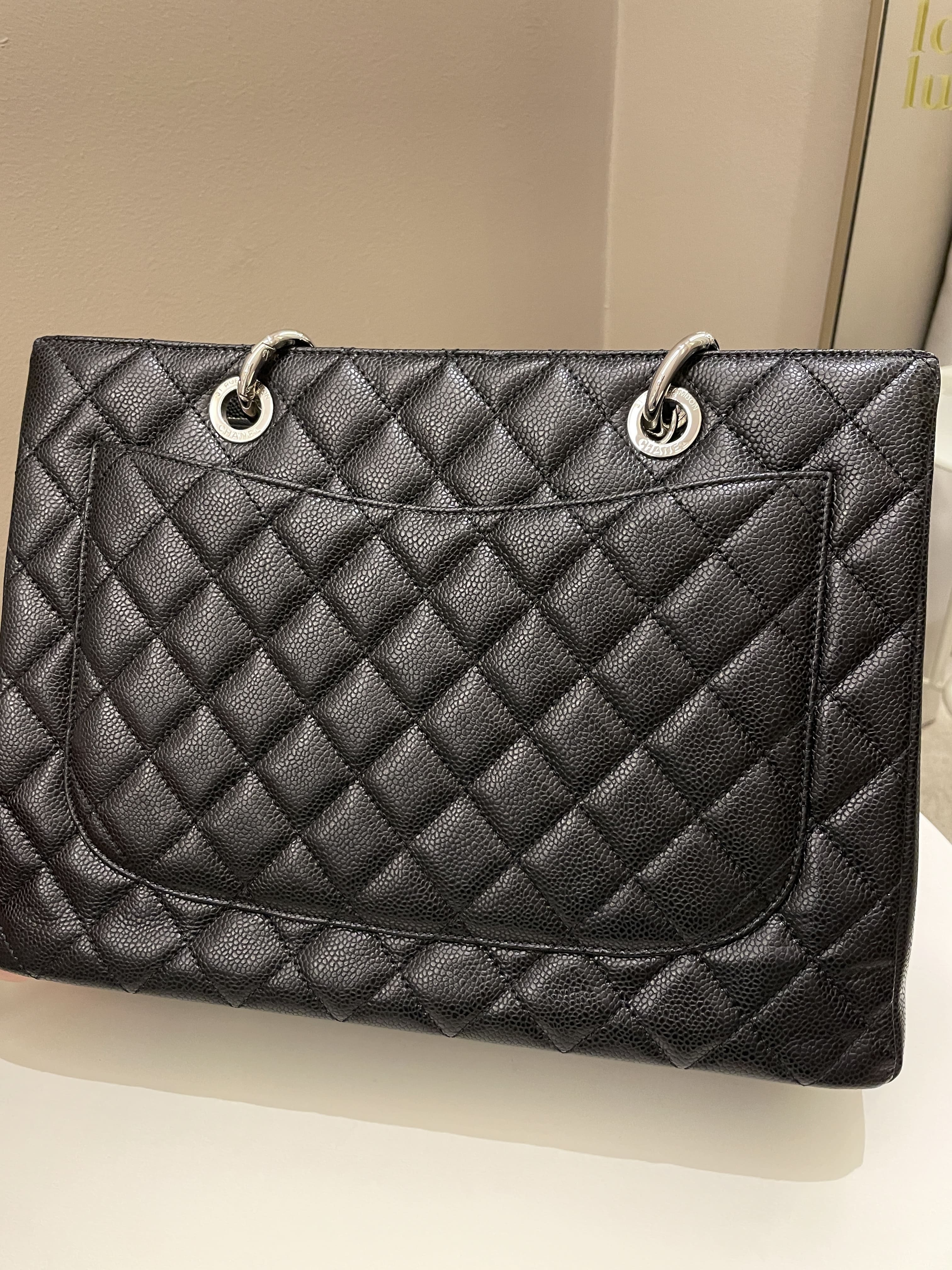 Chanel Classic Quilted GST Black Caviar