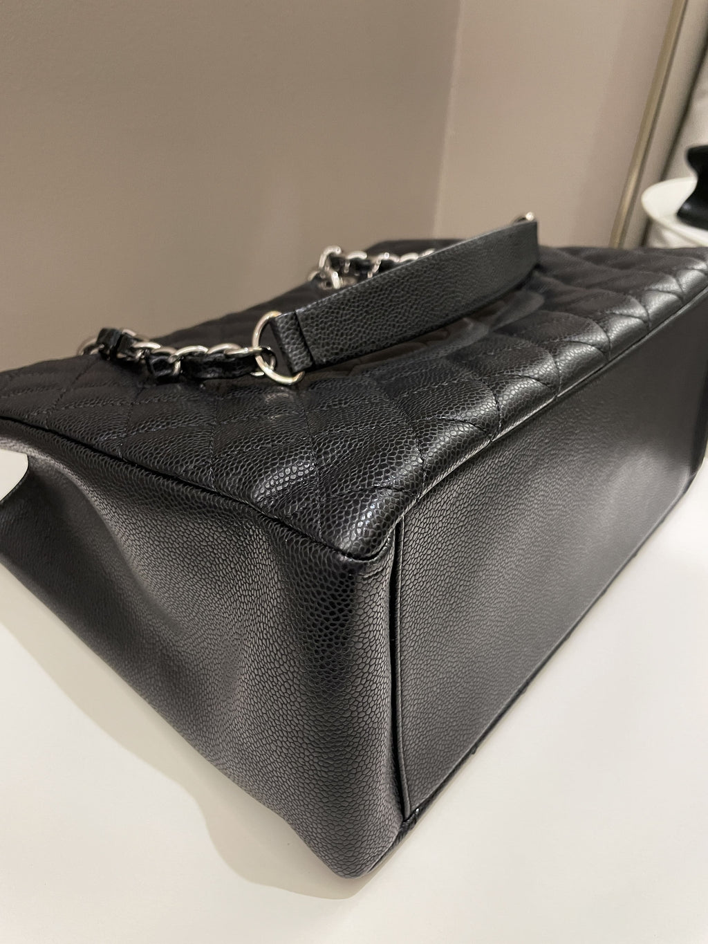 Chanel Classic Quilted GST Black Caviar
