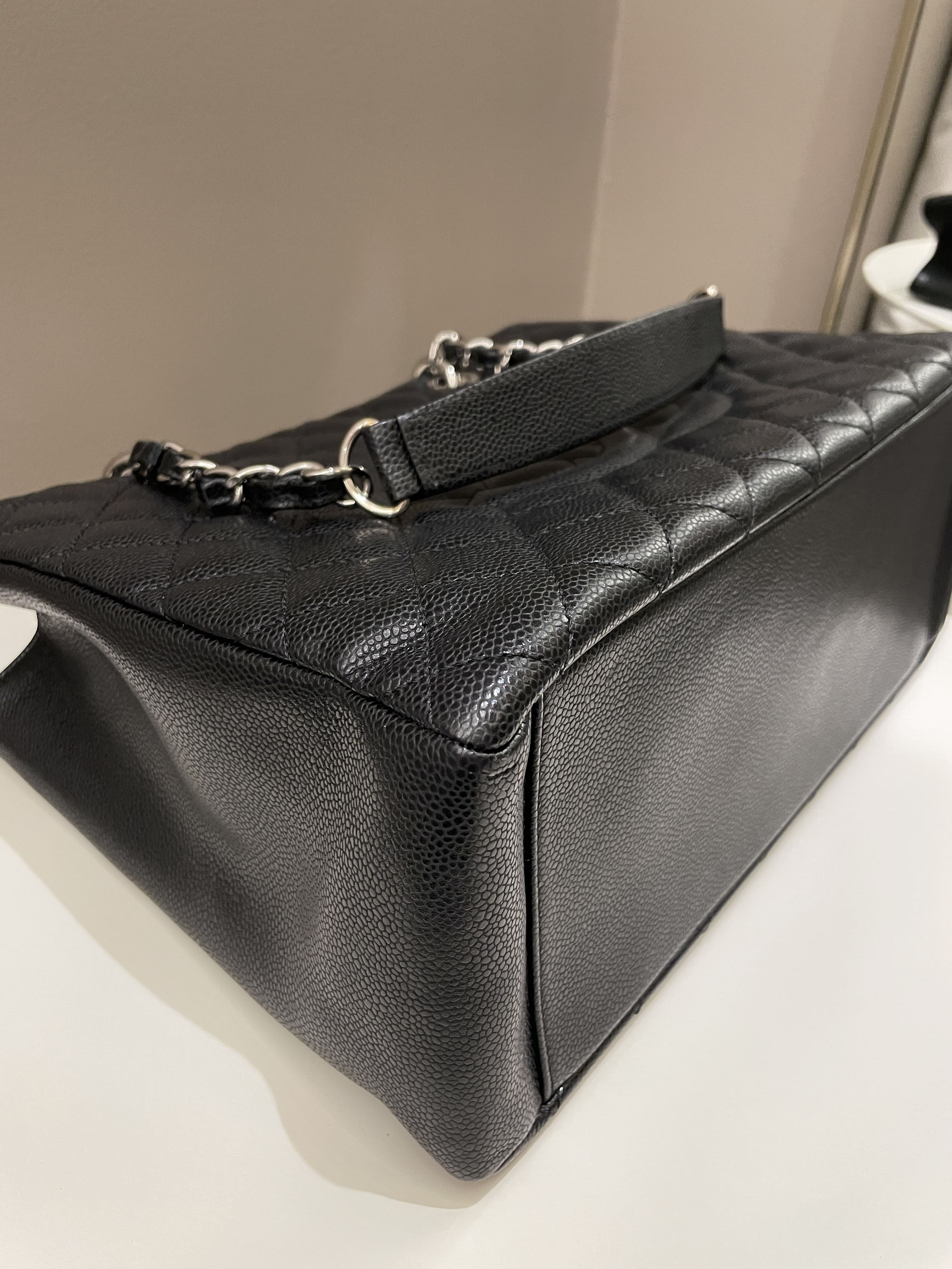 Chanel Classic Quilted GST Black Caviar