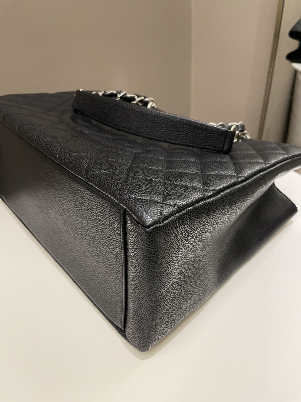 Chanel Classic Quilted GST Black Caviar
