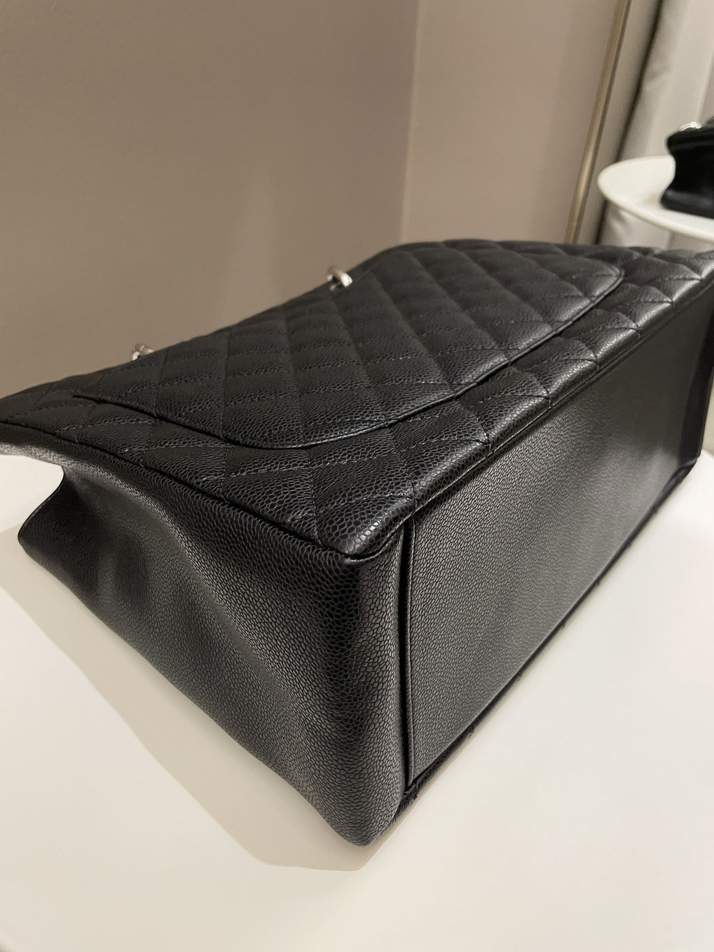 Chanel Classic Quilted GST Black Caviar