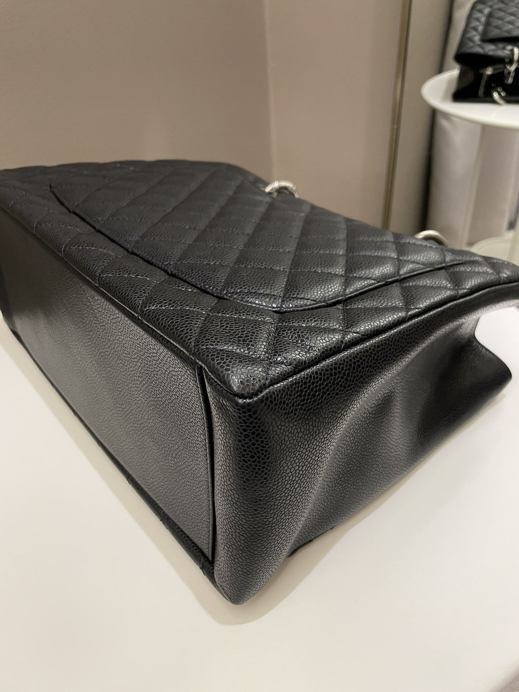 Chanel Classic Quilted GST Black Caviar