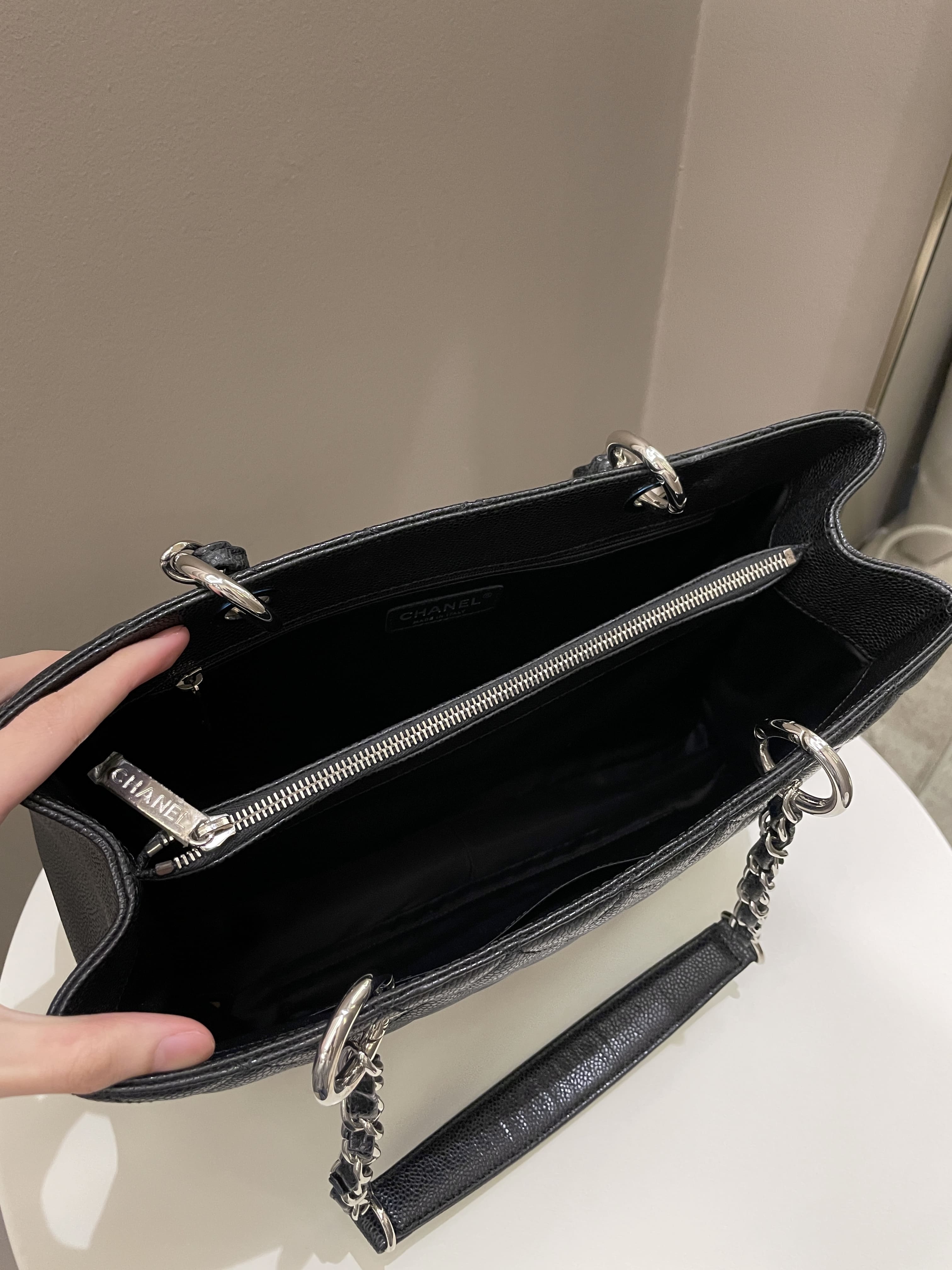 Chanel Classic Quilted GST Black Caviar
