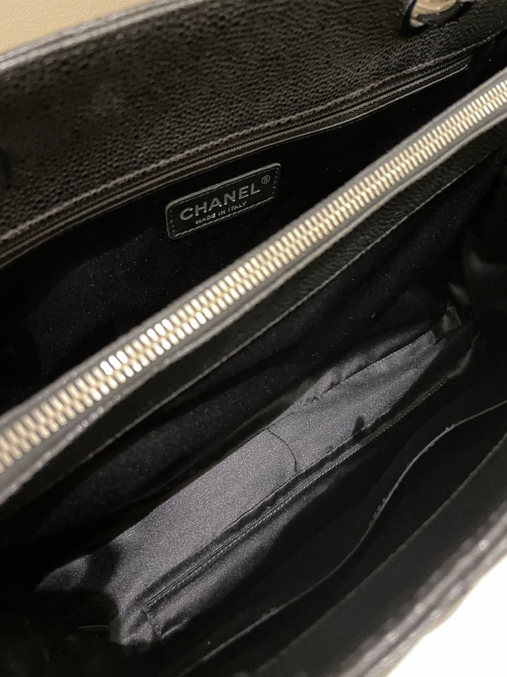 Chanel Classic Quilted GST Black Caviar