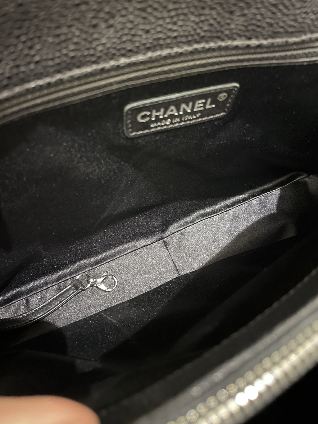 Chanel Classic Quilted GST Black Caviar