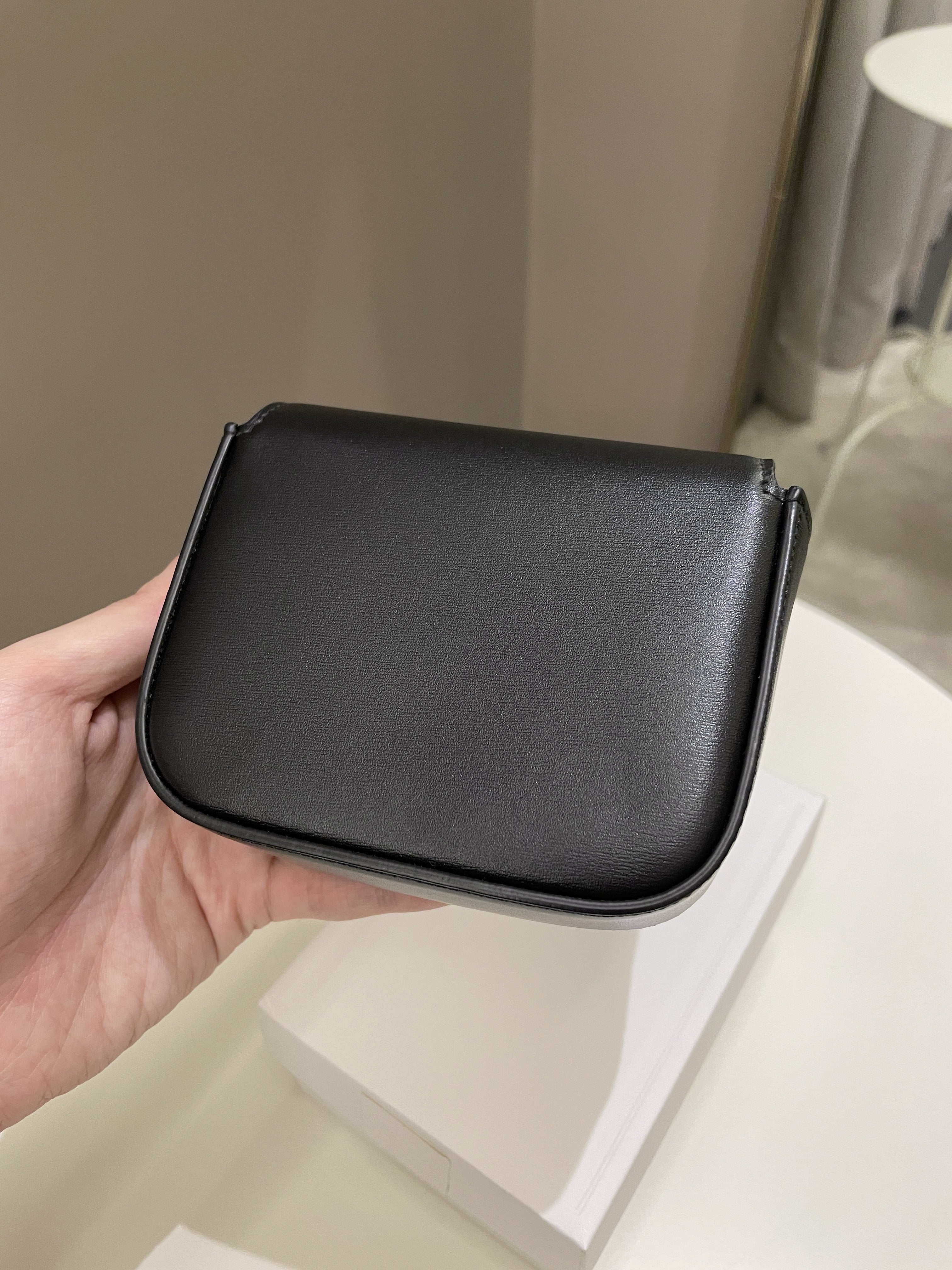 Celine Mini Triomphe Black Calf