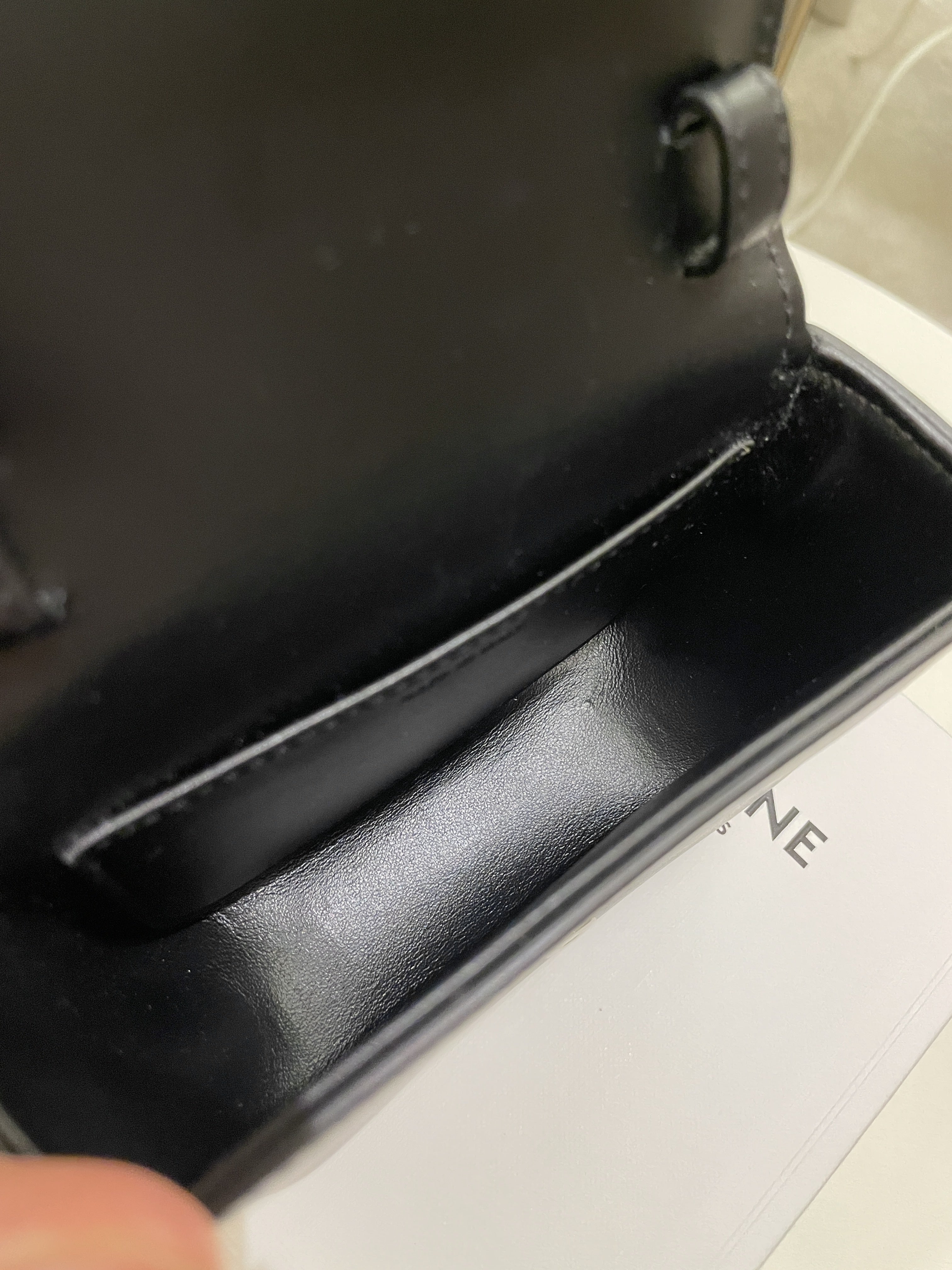 Celine Mini Triomphe Black Calf