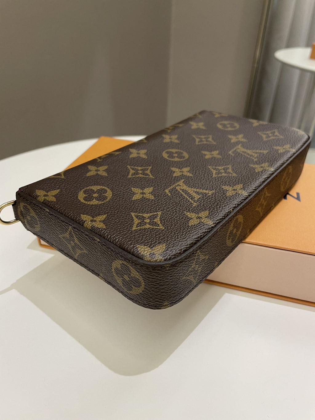 Louis Vuitton Felicie Pochette Classic Monogram Fuchsia