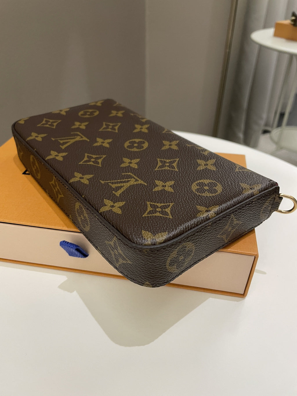 Louis Vuitton Felicie Pochette Classic Monogram Fuchsia