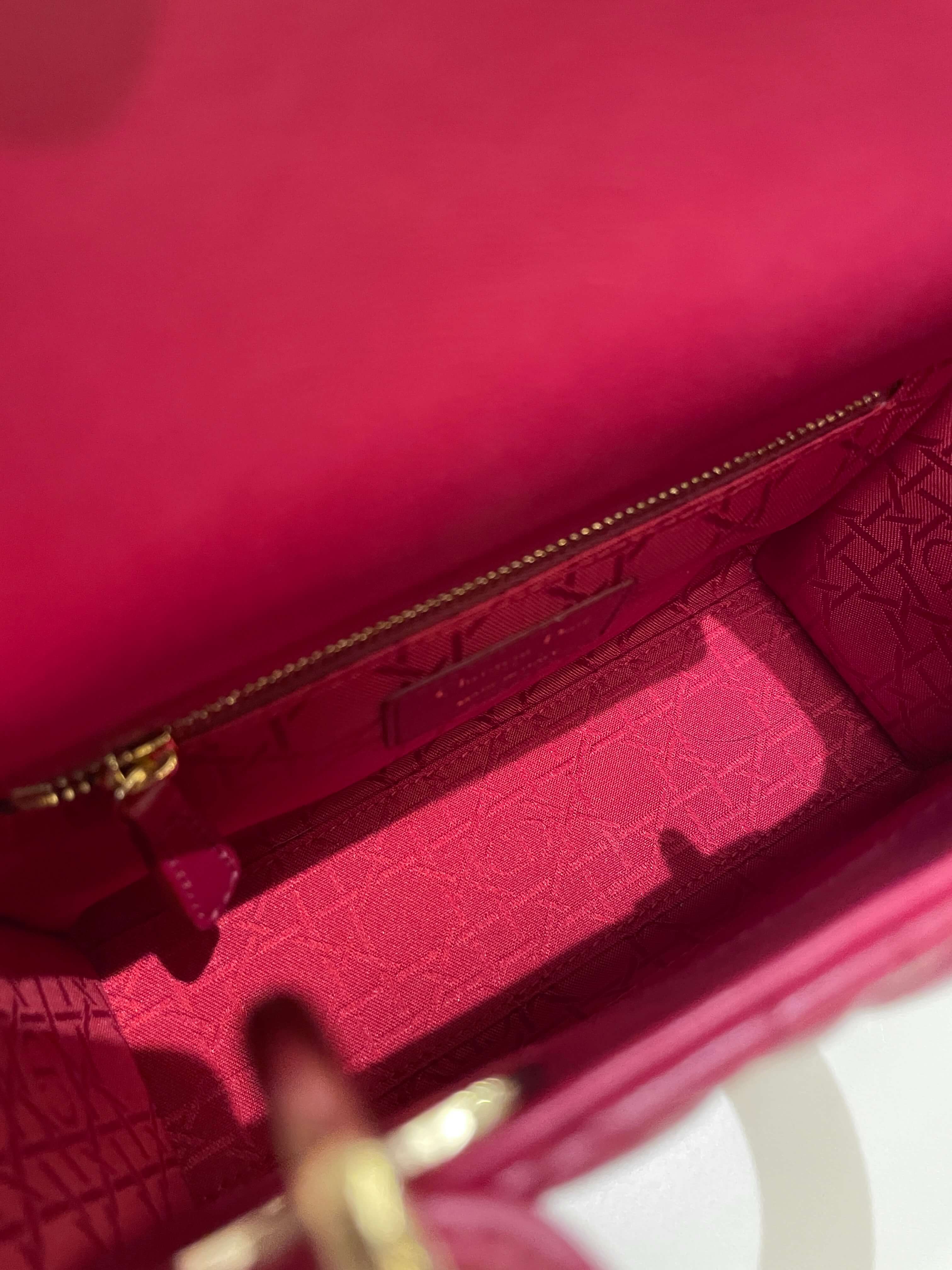 Lady Dior My ABC Dior Red Lambskin