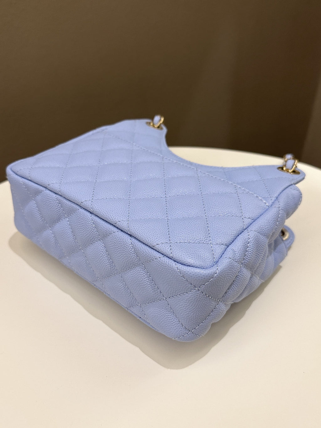 Chanel Small Hobo Bag Periwinkle Caviar