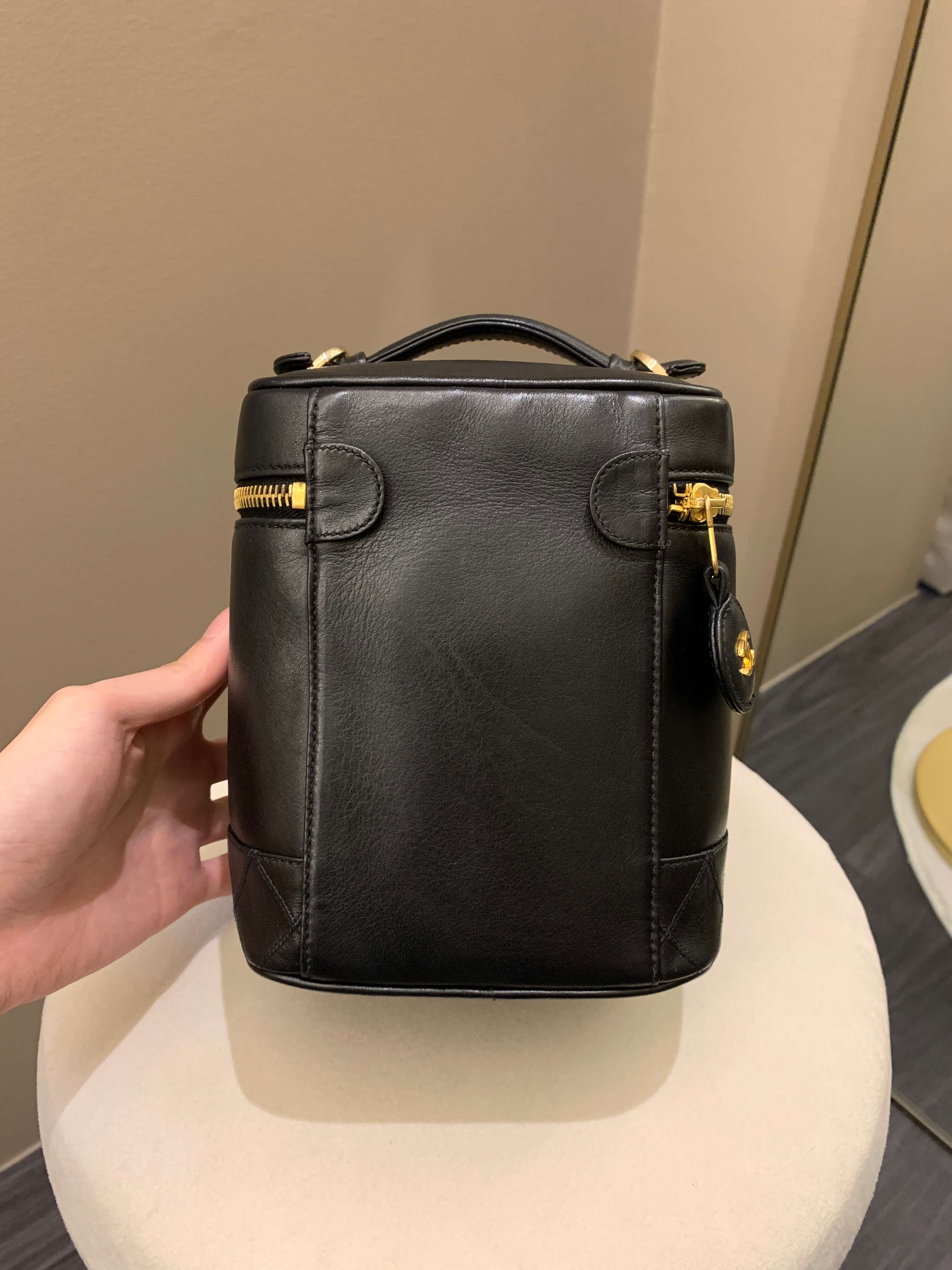 Chanel Vintage Vanity Black Lambskin