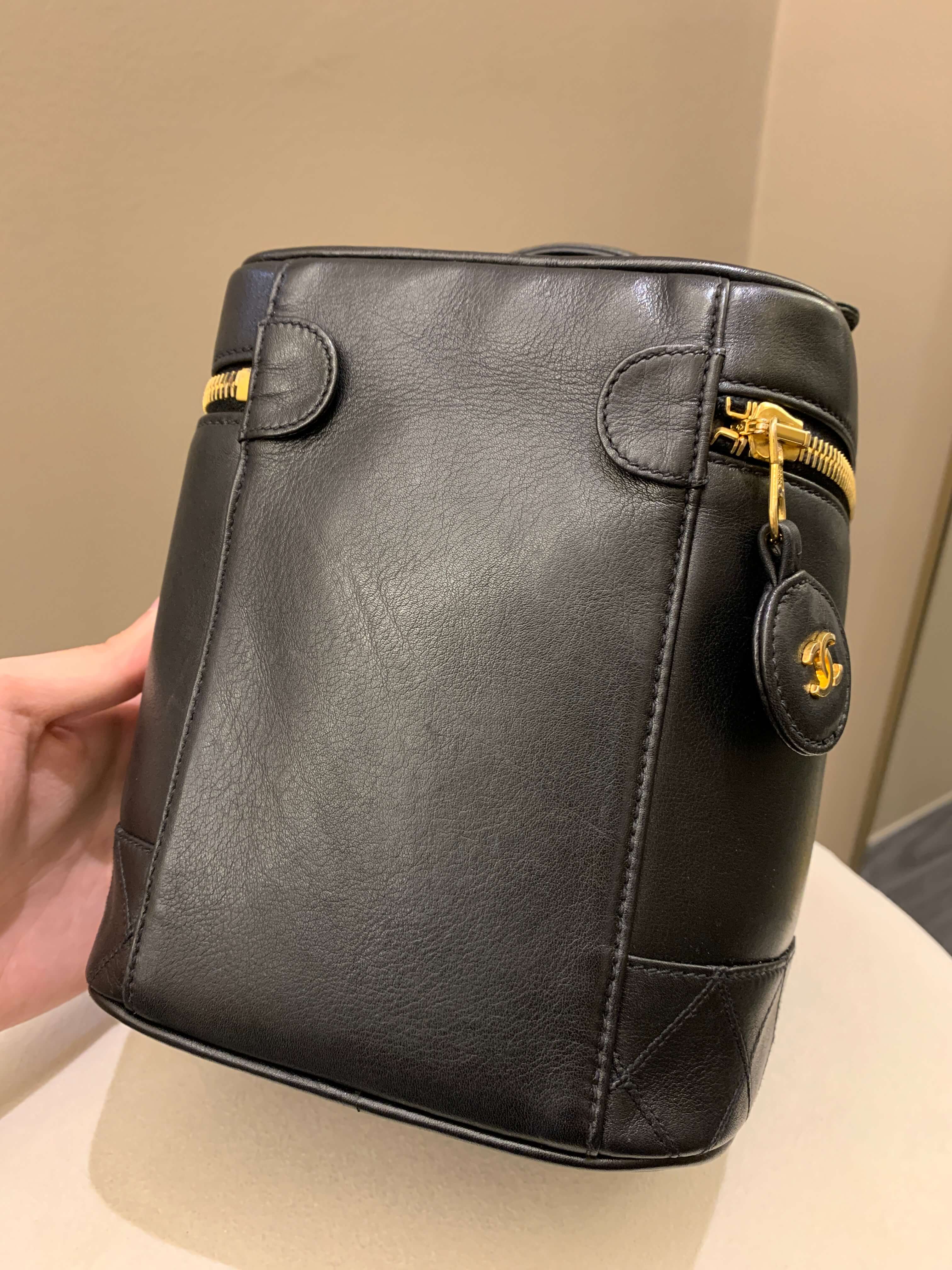 Chanel Vintage Vanity Black Lambskin