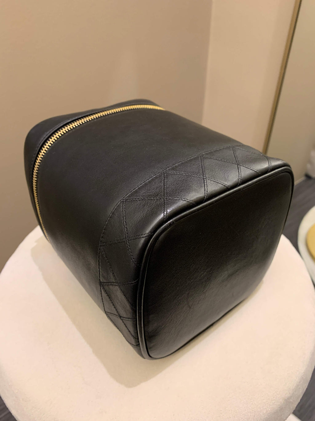 Chanel Vintage Vanity Black Lambskin