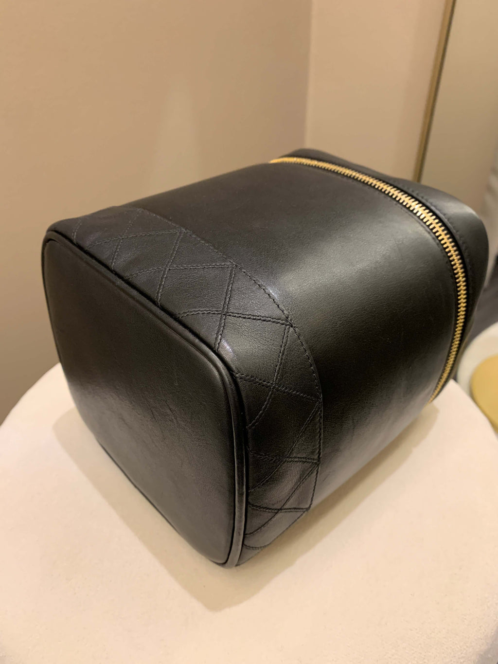 Chanel Vintage Vanity Black Lambskin