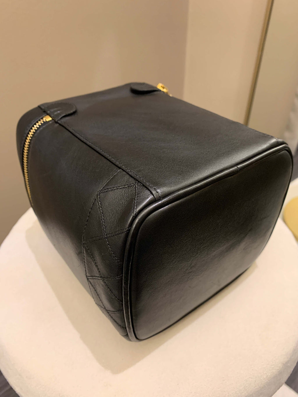 Chanel Vintage Vanity Black Lambskin