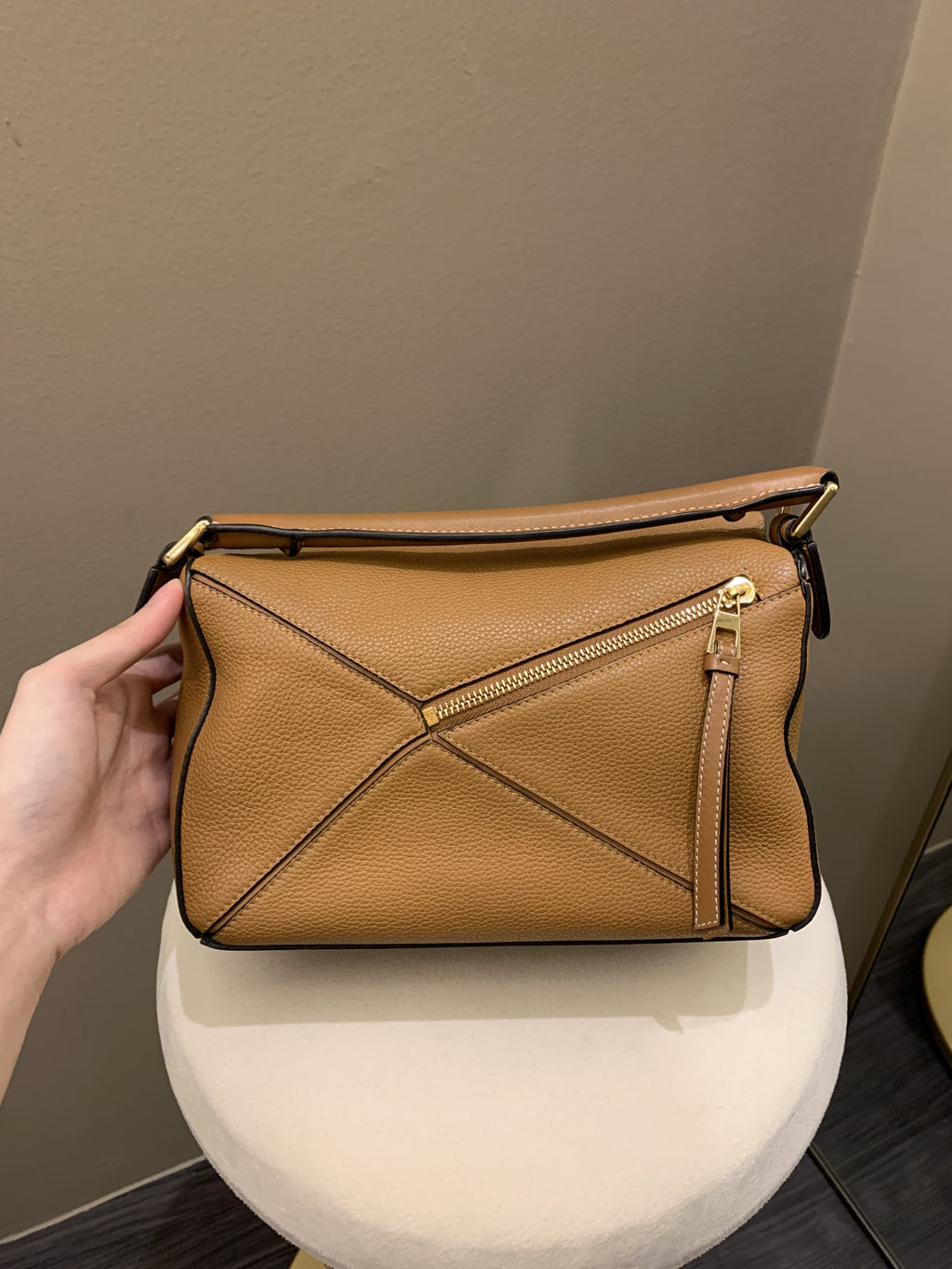 Loewe Puzzle bag Tan Calfskin