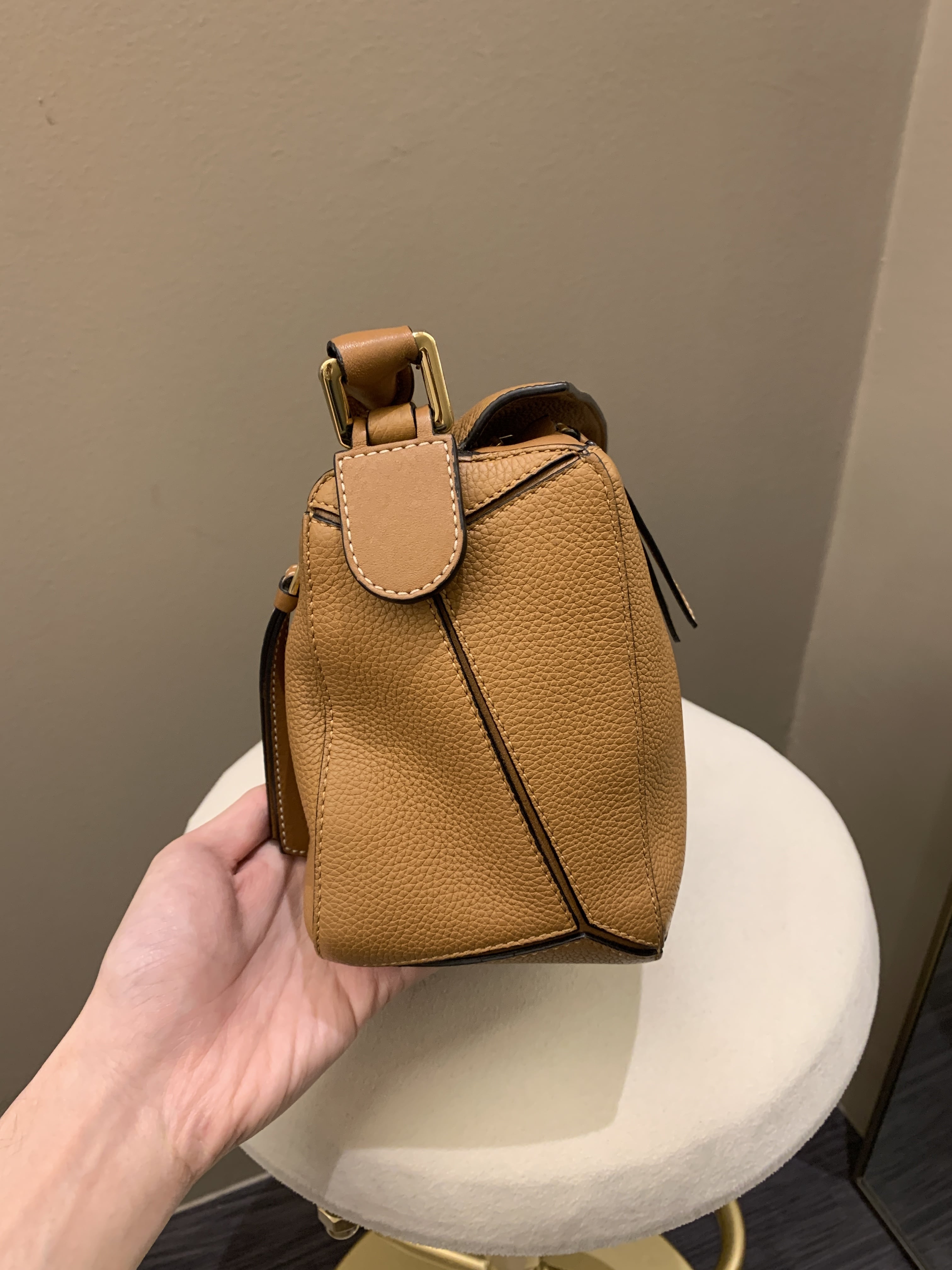 Loewe Puzzle bag Tan Calfskin