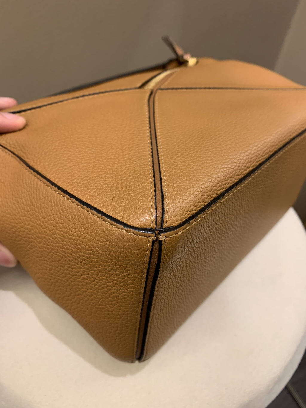 Loewe Puzzle bag Tan Calfskin