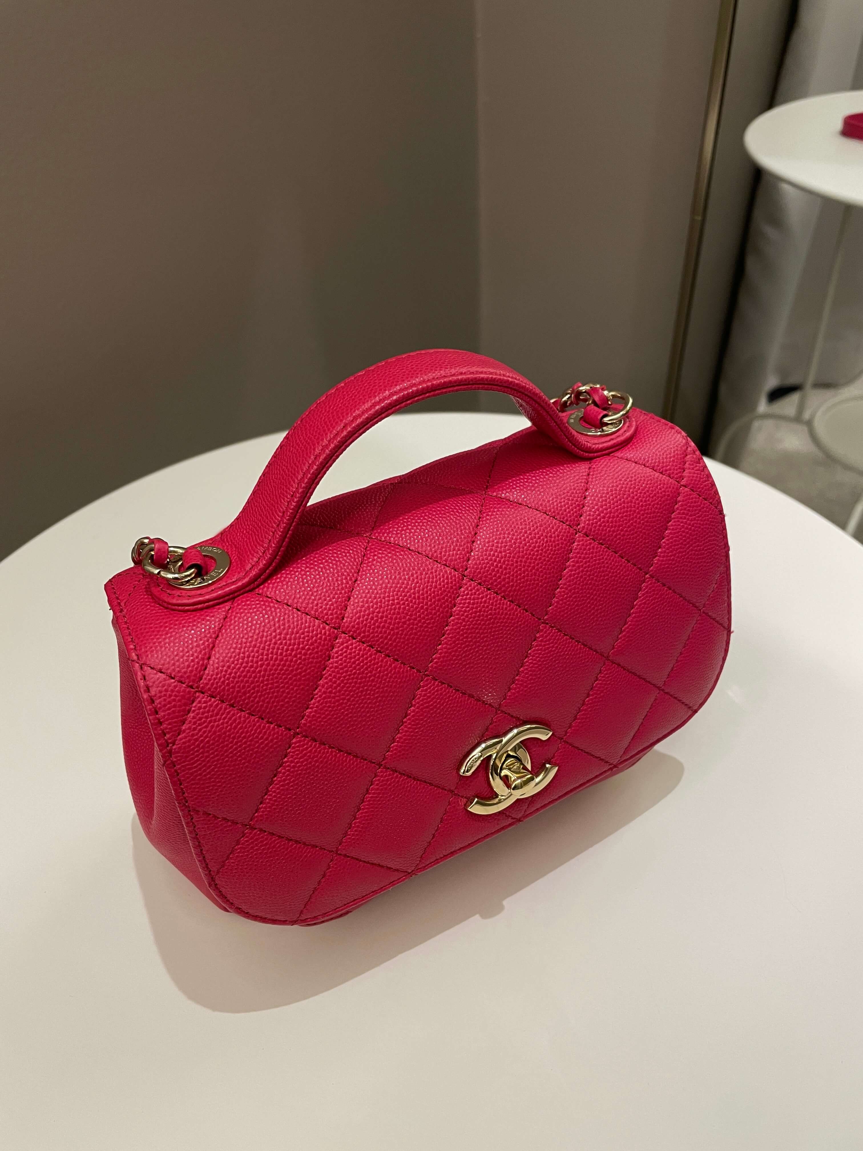 Chanel Business Affinity Flap Red Caviar