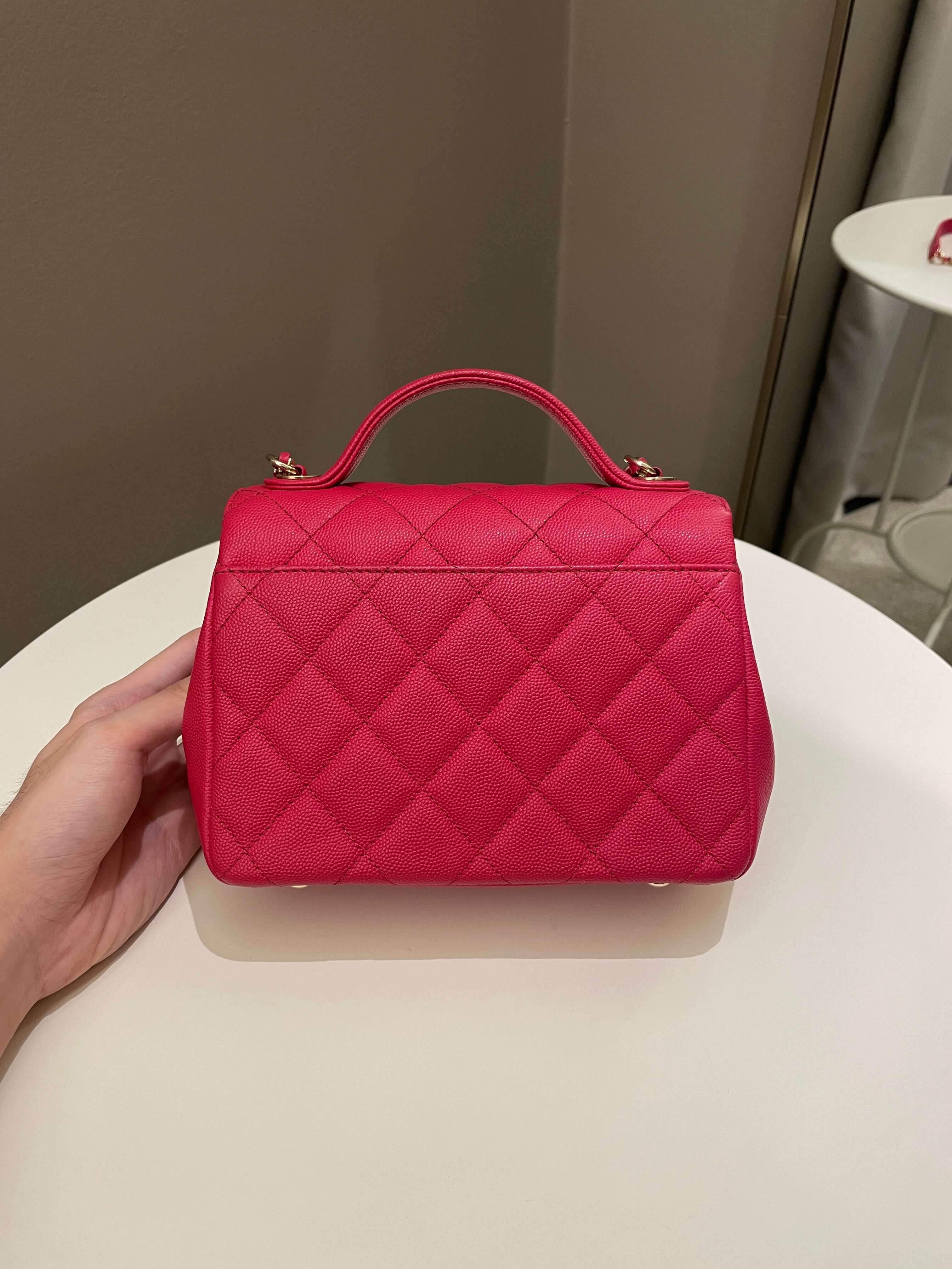 Chanel Business Affinity Flap Red Caviar