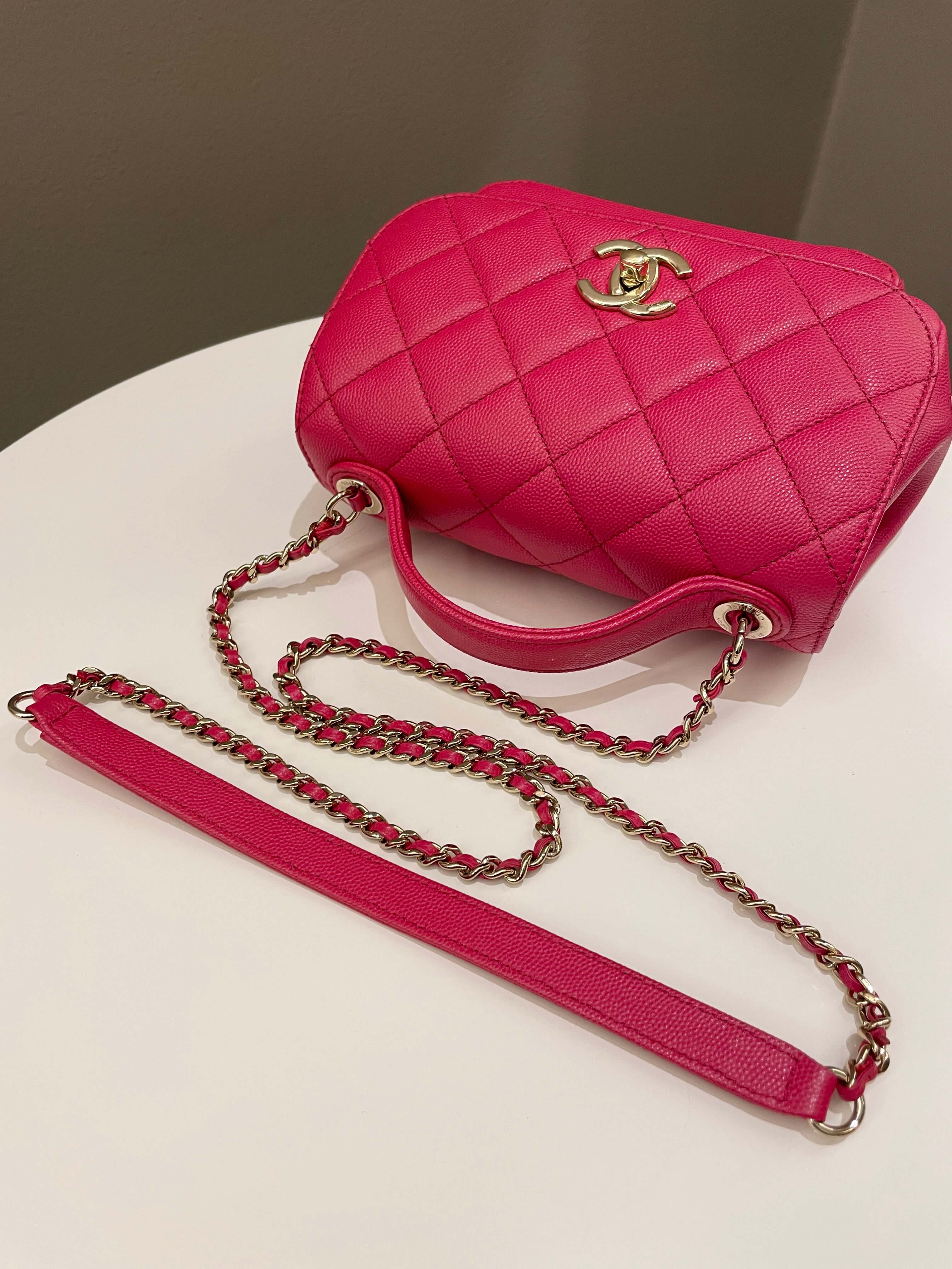 Chanel Business Affinity Flap Red Caviar
