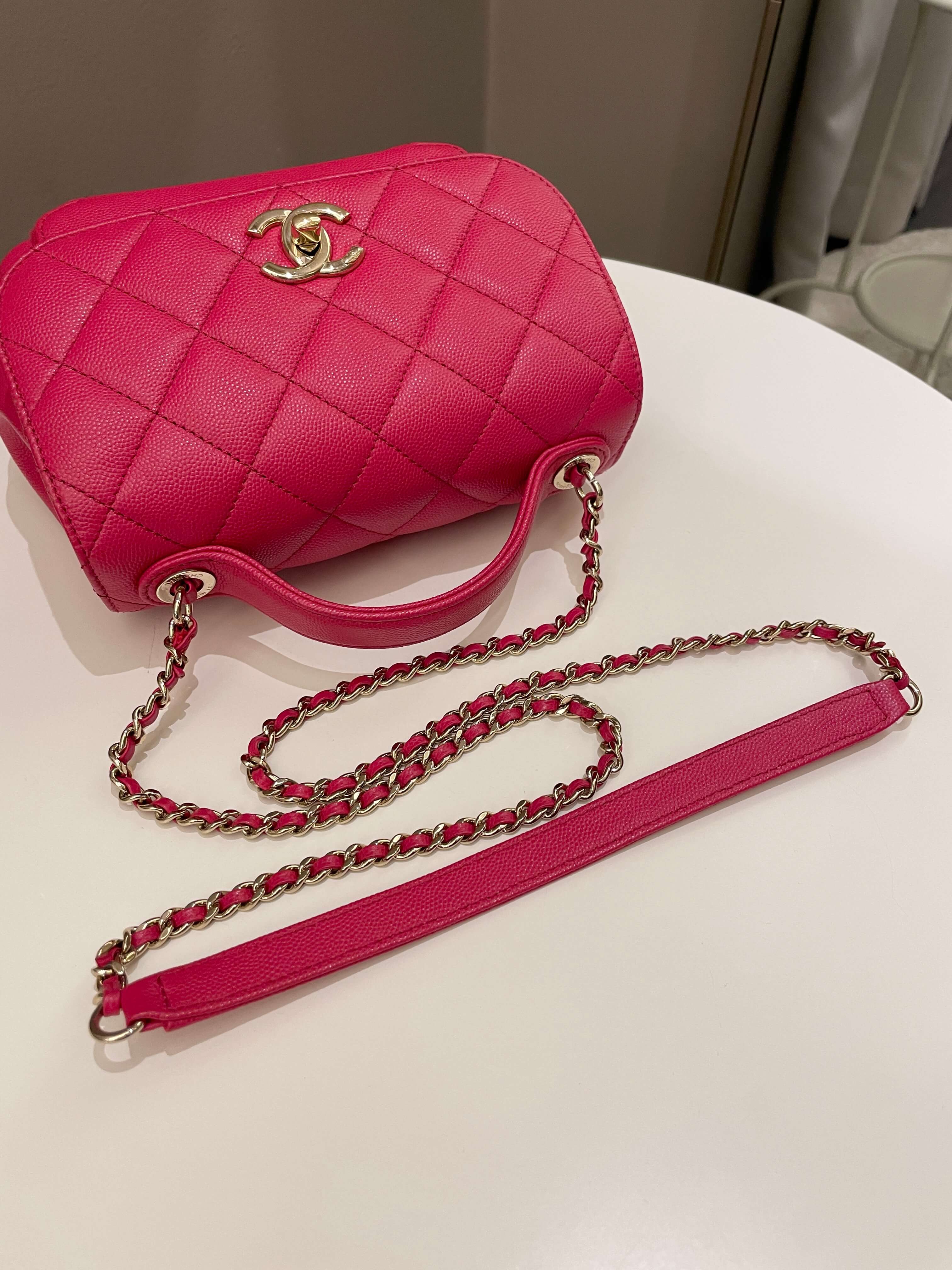 Chanel Business Affinity Flap Red Caviar